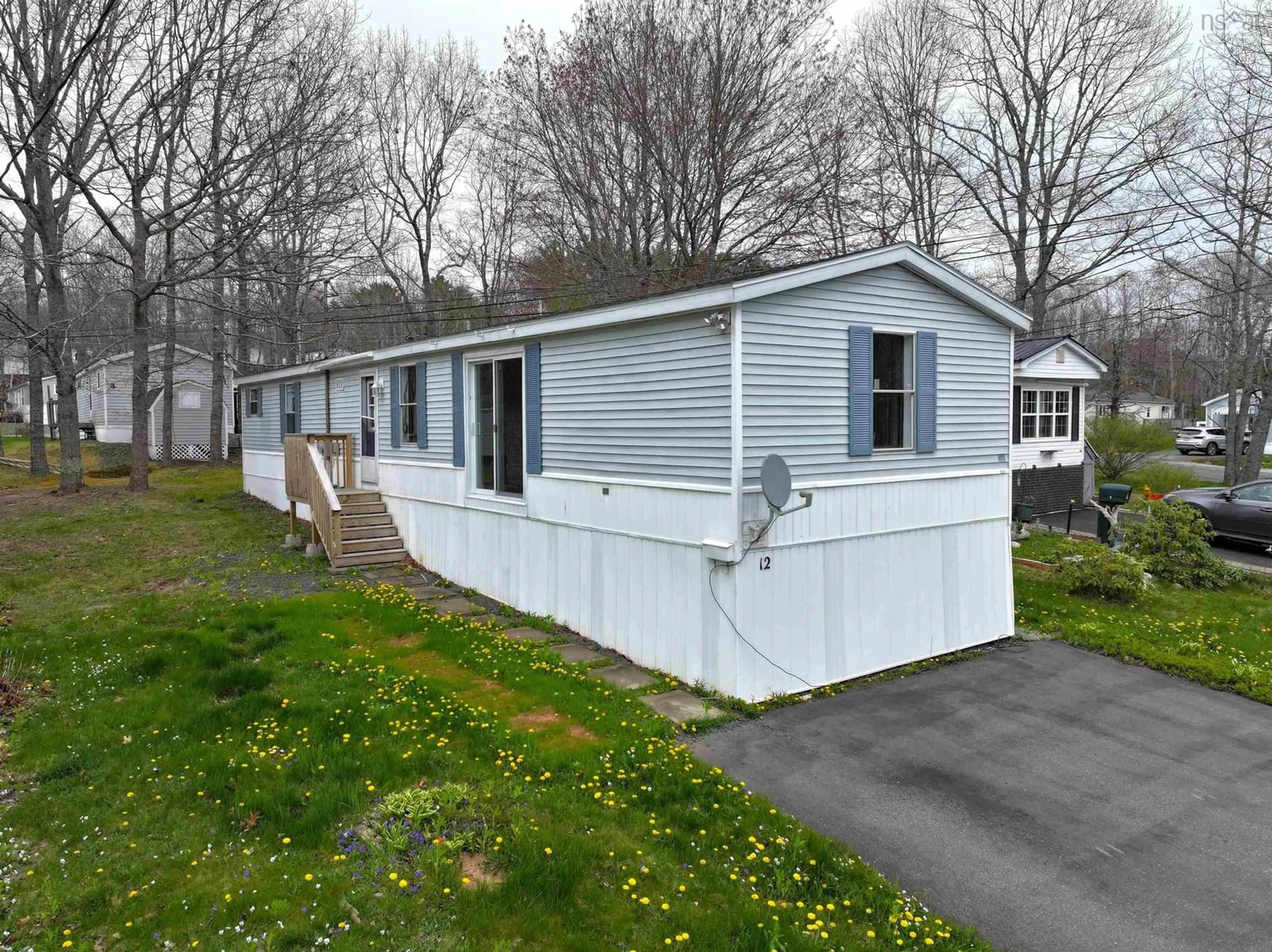Home with vinyl exterior material, street for 12 Summer Cres, Bridgewater Nova Scotia B4V 3P3