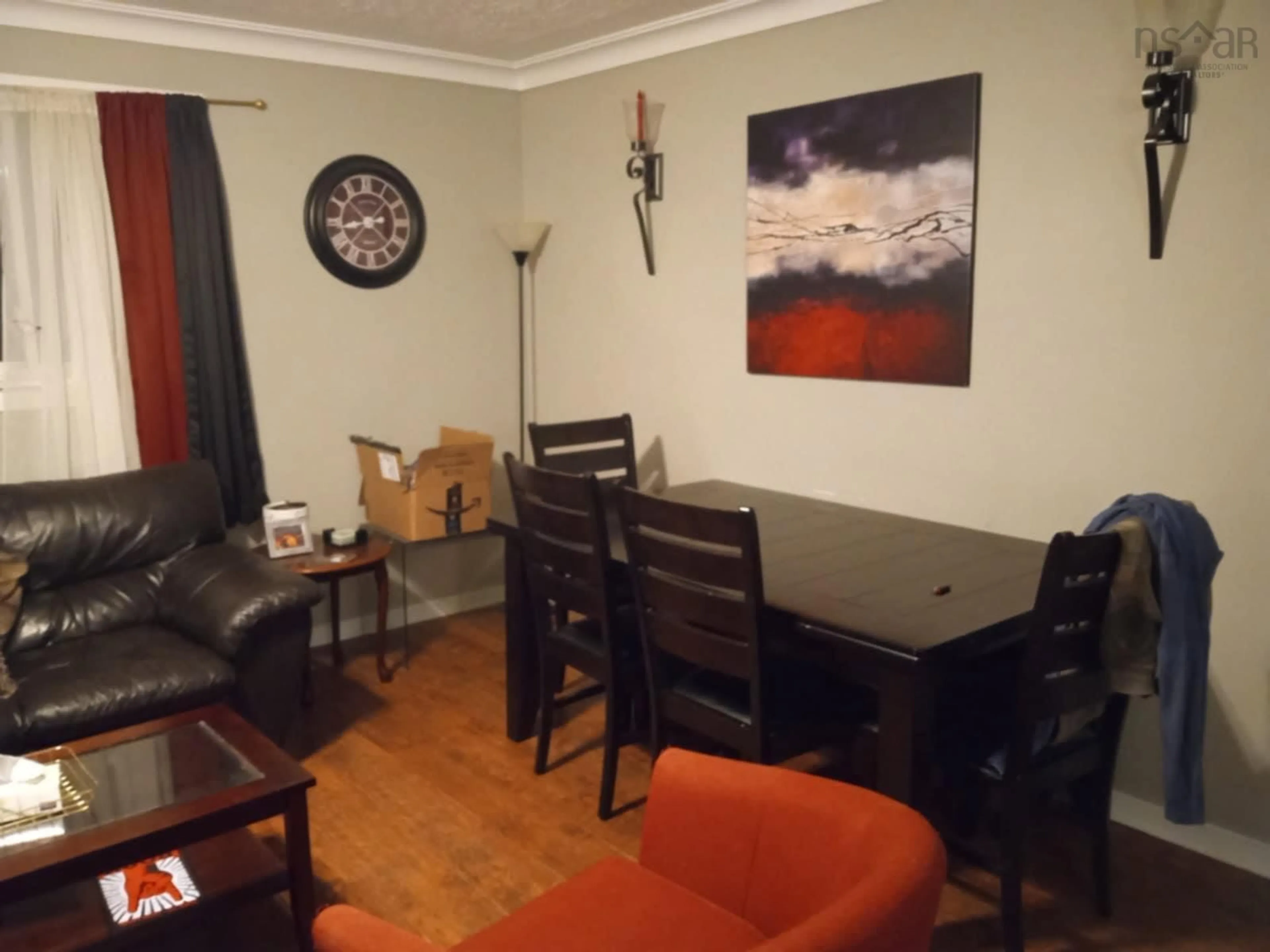 Dining room, wood/laminate floor for 38 Nova Dr, Truro Nova Scotia B2N 3H4