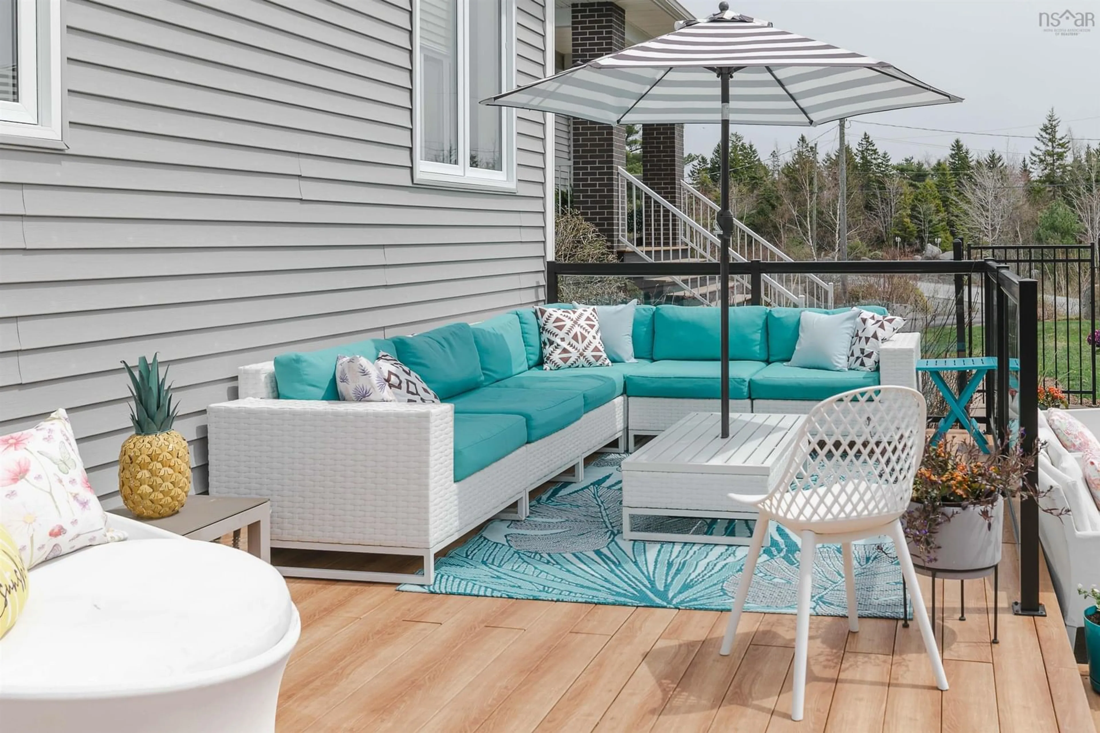 Patio, water/lake/river/ocean view for 87 Lake Mist Dr, Hammonds Plains Nova Scotia B4B 1X2