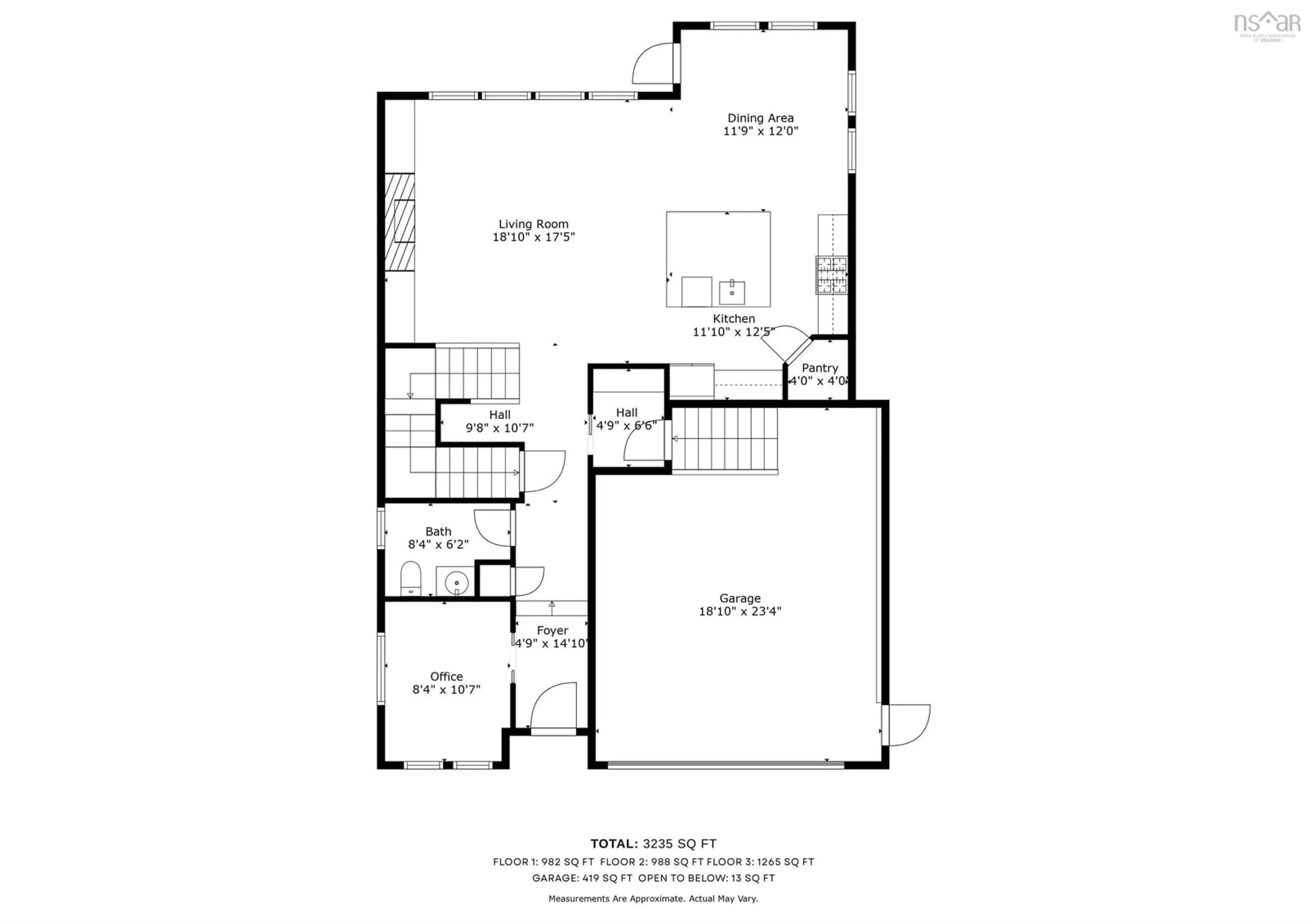 Floor plan for 87 Innsbrook Way, Bedford Nova Scotia B4B 0X8