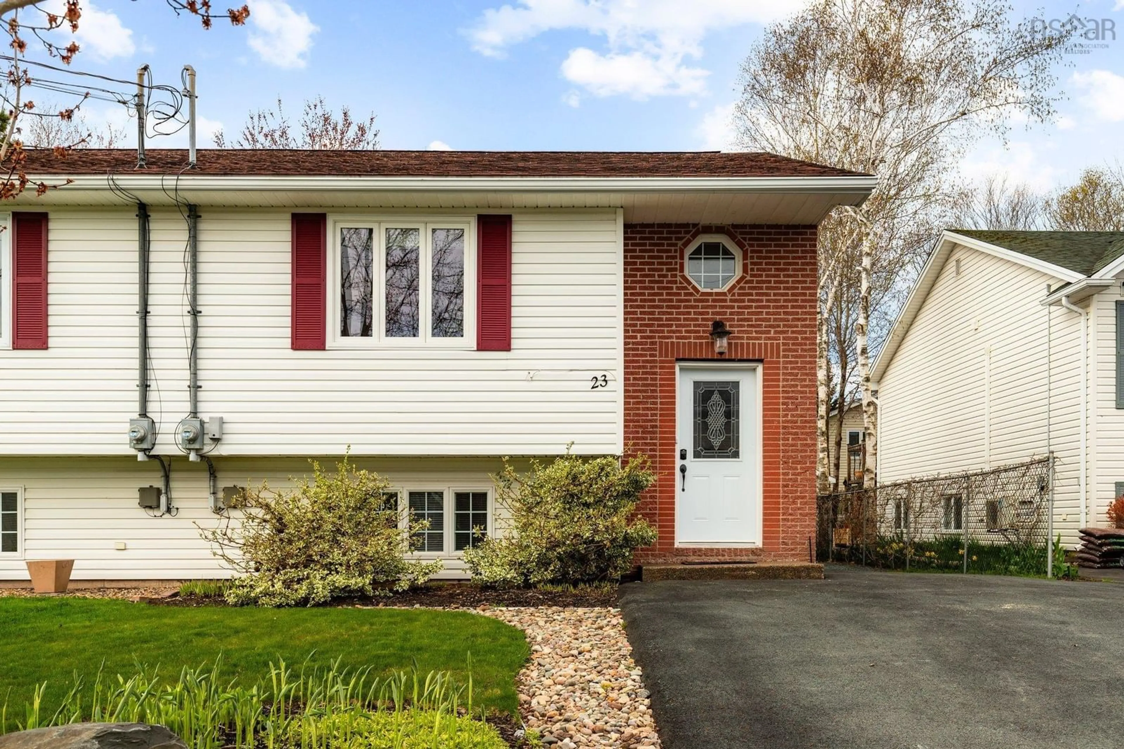 Home with brick exterior material, street for 23 Fury Dr, Dartmouth Nova Scotia B3A 4Y2