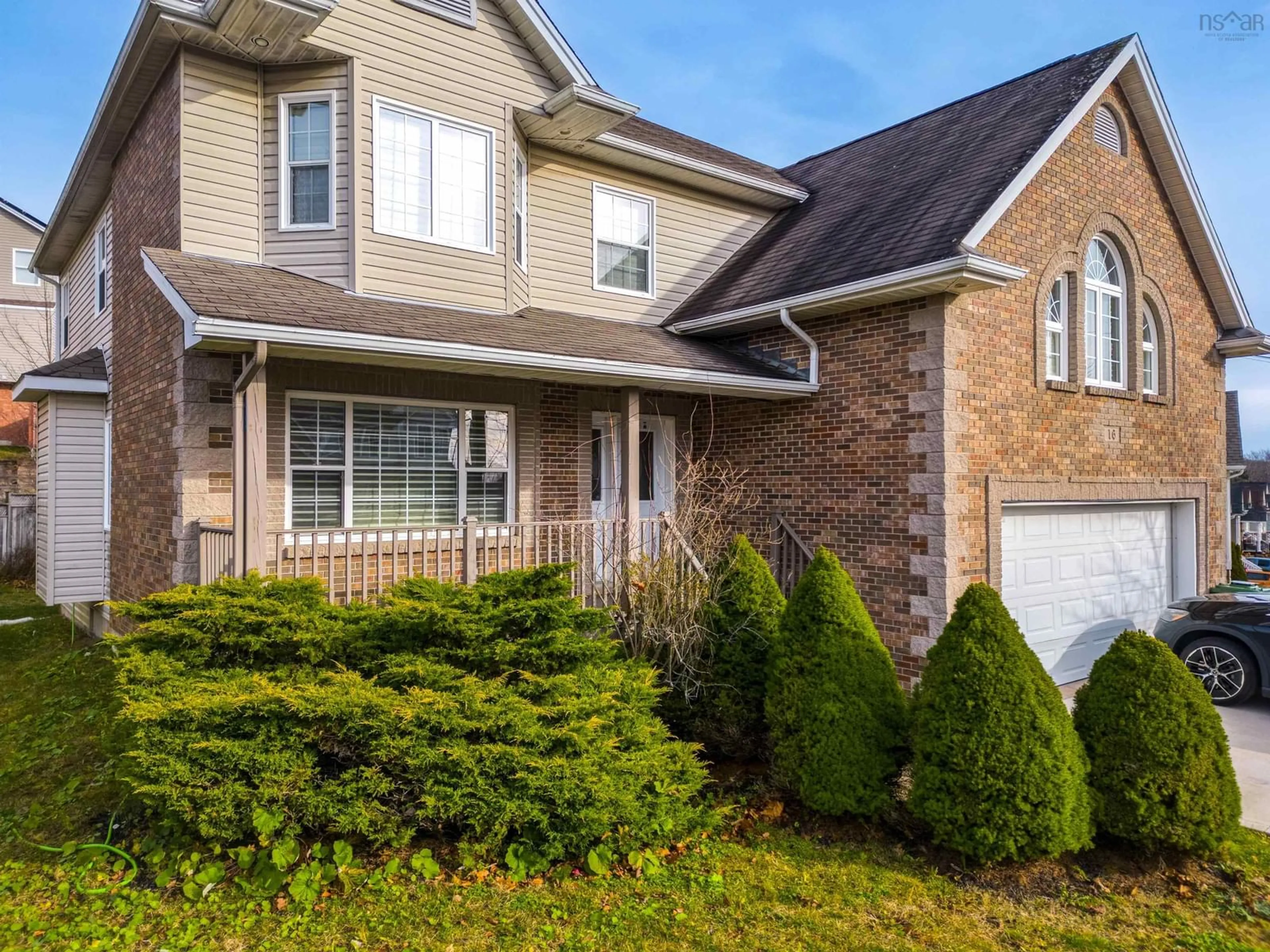 Home with brick exterior material, street for 16 Bellbrook Cres, Dartmouth Nova Scotia B2W 6S2