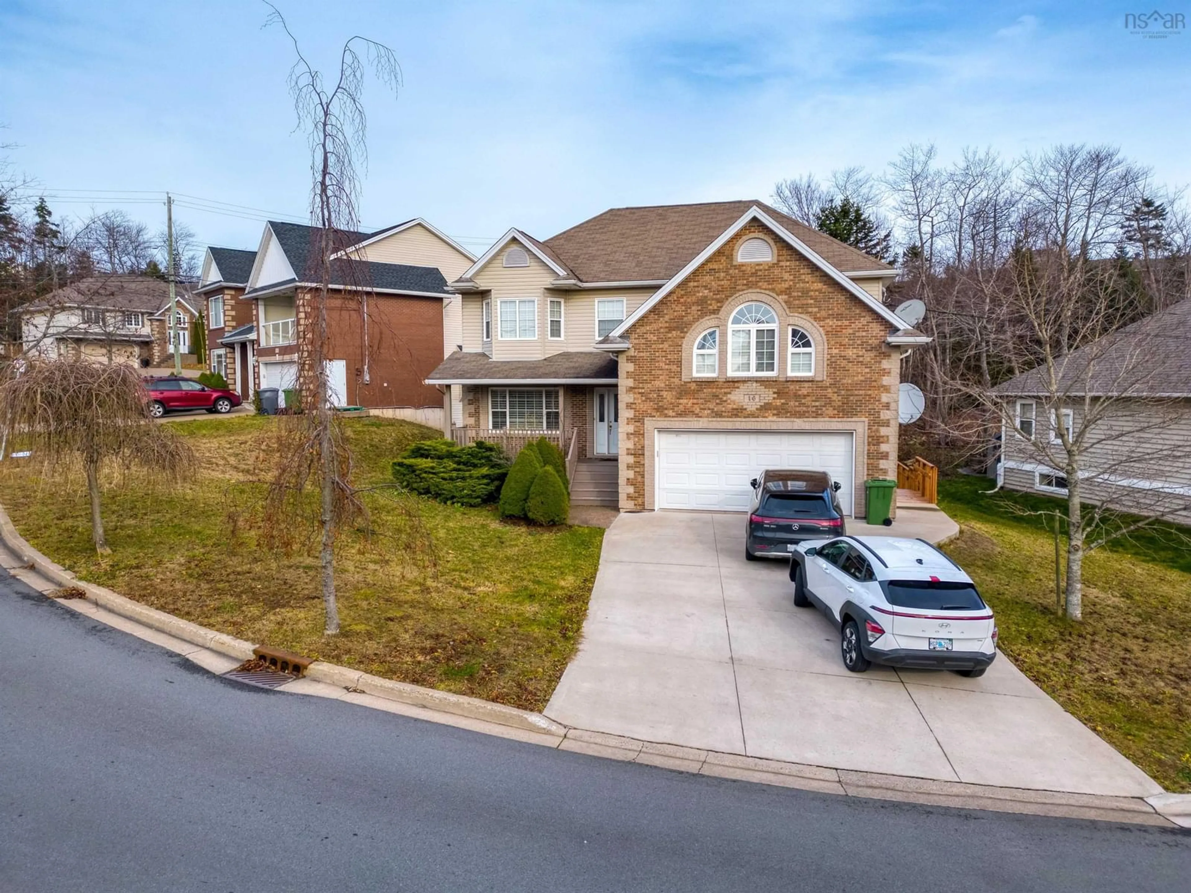 A pic from outside/outdoor area/front of a property/back of a property/a pic from drone, street for 16 Bellbrook Cres, Dartmouth Nova Scotia B2W 6S2