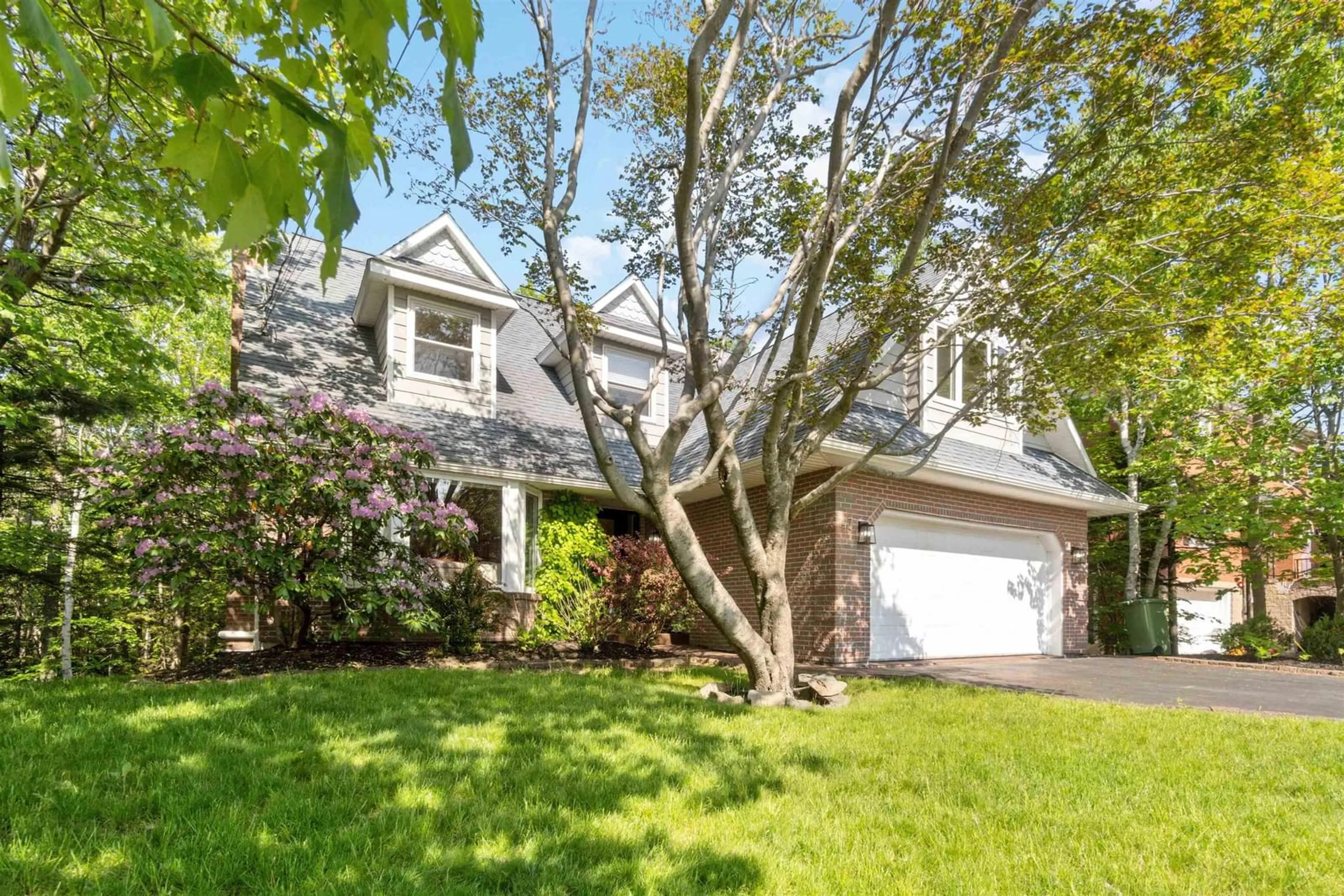 Home with vinyl exterior material, street for 47 Rockhaven Dr, Halifax Nova Scotia B3M 4C8