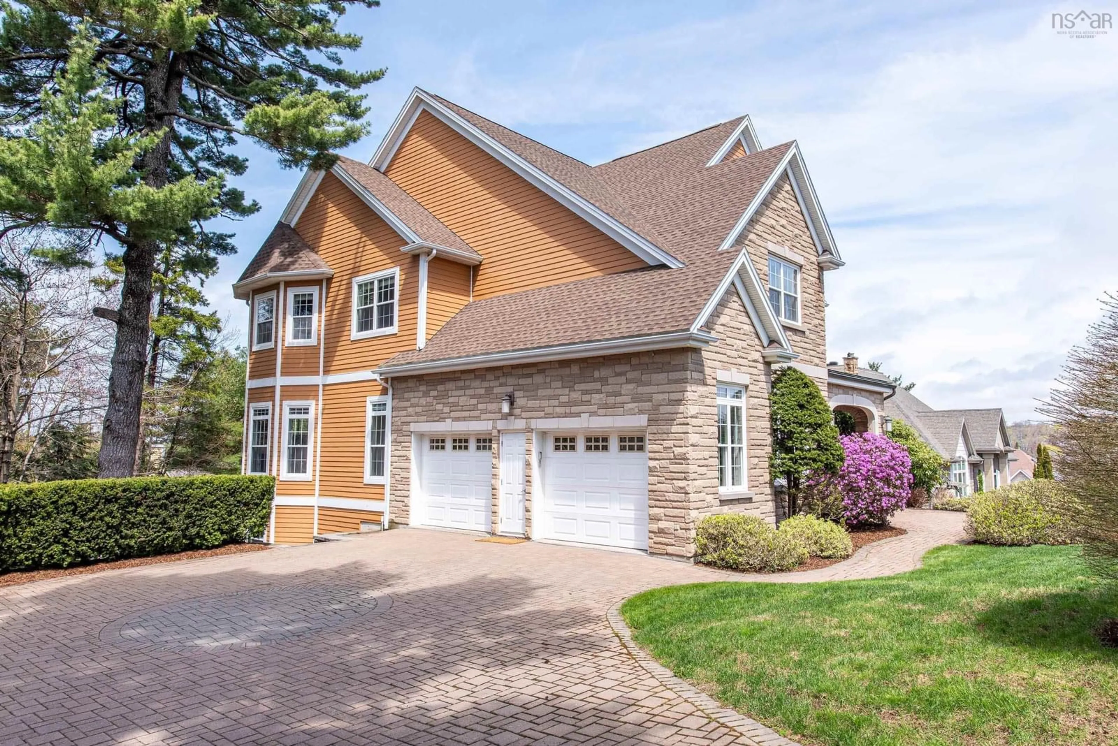 Home with brick exterior material, street for 48 Pinehaven Dr, Halifax Nova Scotia B3P 1Y9