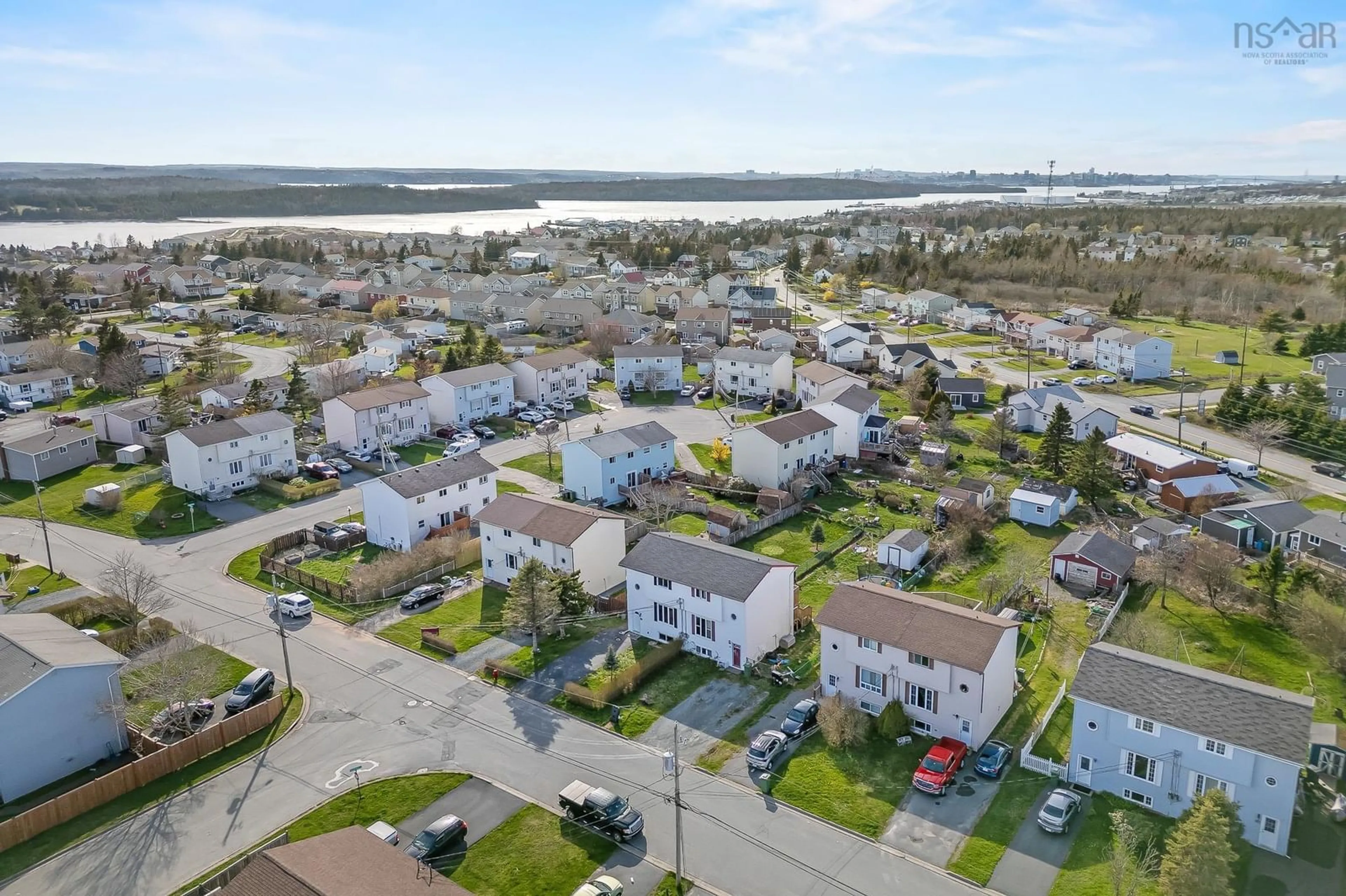 A pic from outside/outdoor area/front of a property/back of a property/a pic from drone, water/lake/river/ocean view for 38 Garrison Dr, Eastern Passage Nova Scotia B3G 1E6