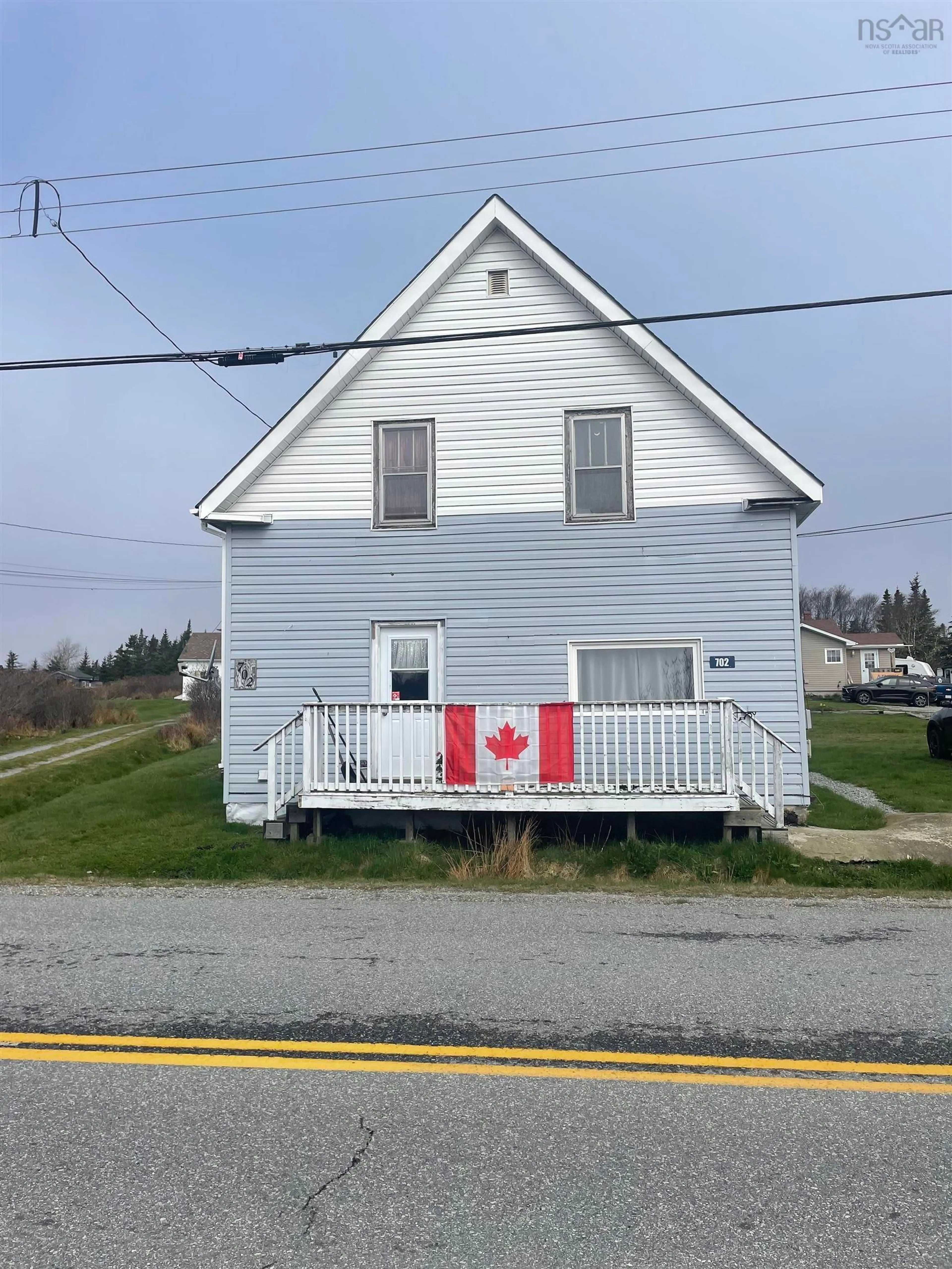 A pic from outside/outdoor area/front of a property/back of a property/a pic from drone, building for 702 Centreville, South Side Rd, South Side Nova Scotia B0W 1P0