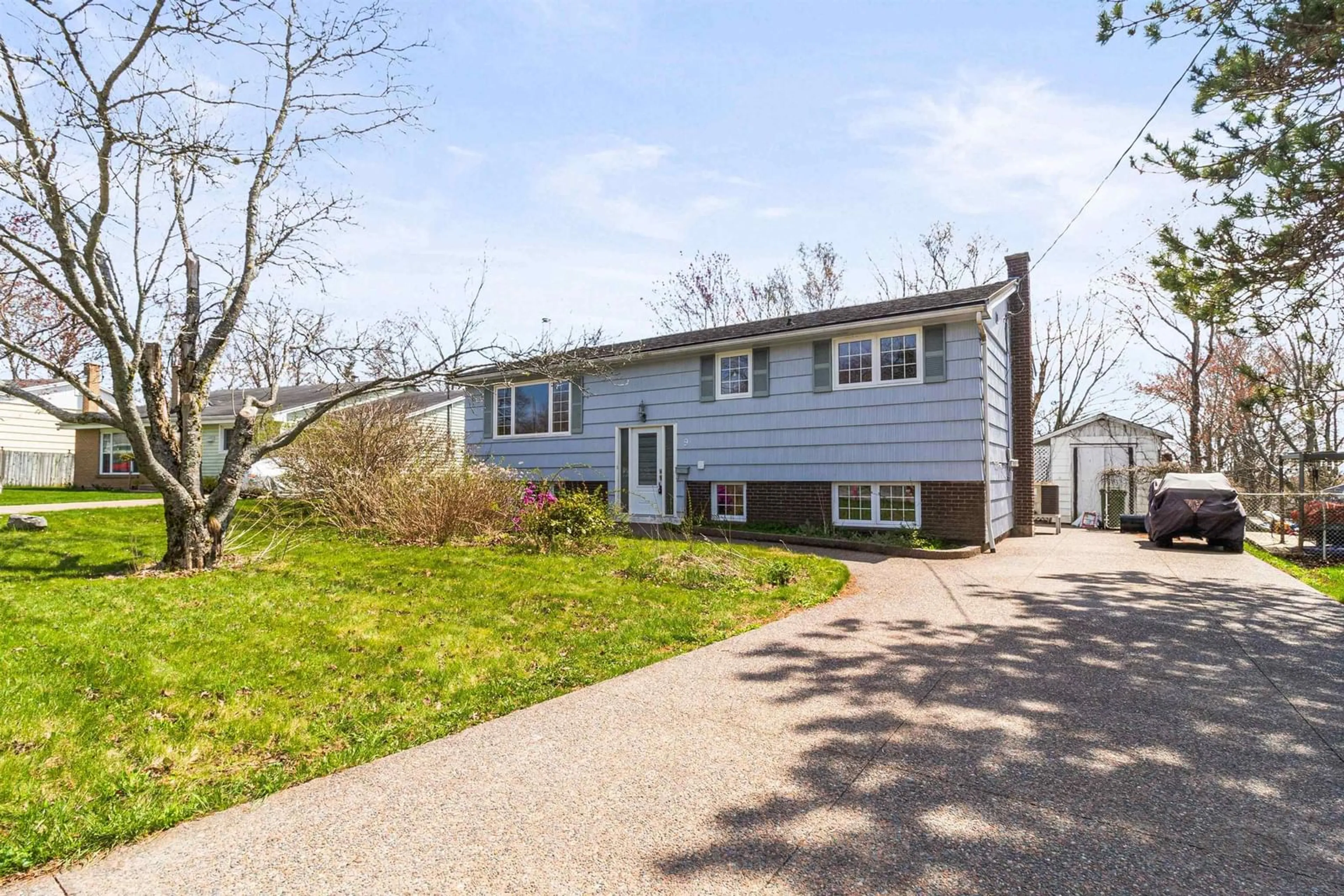 Home with vinyl exterior material, street for 9 Gourok Ave, Dartmouth Nova Scotia B2X 2B1