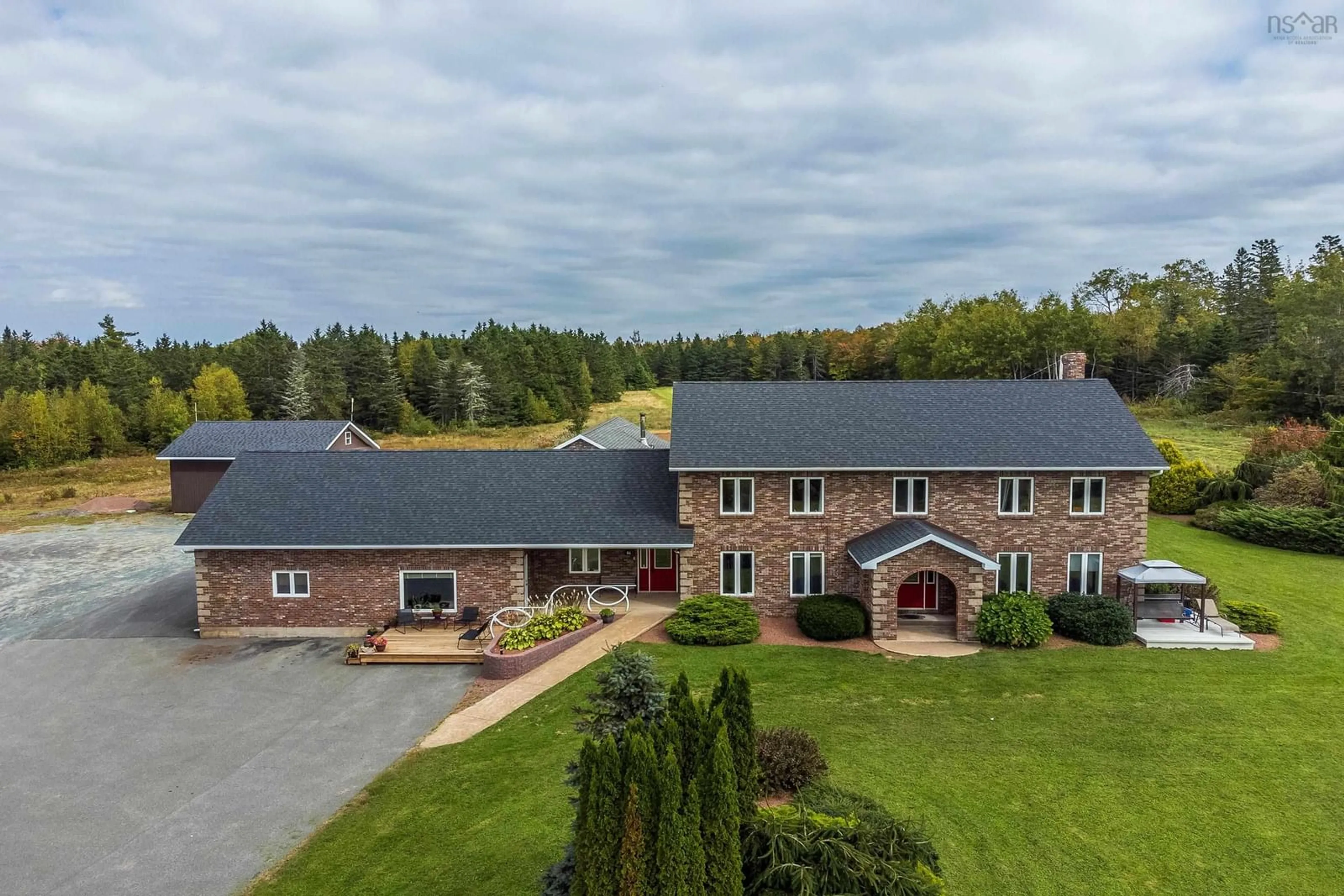 A pic from outside/outdoor area/front of a property/back of a property/a pic from drone, unknown for 86-88 Highbury School Road Rd, Canaan Nova Scotia B4N 4K1