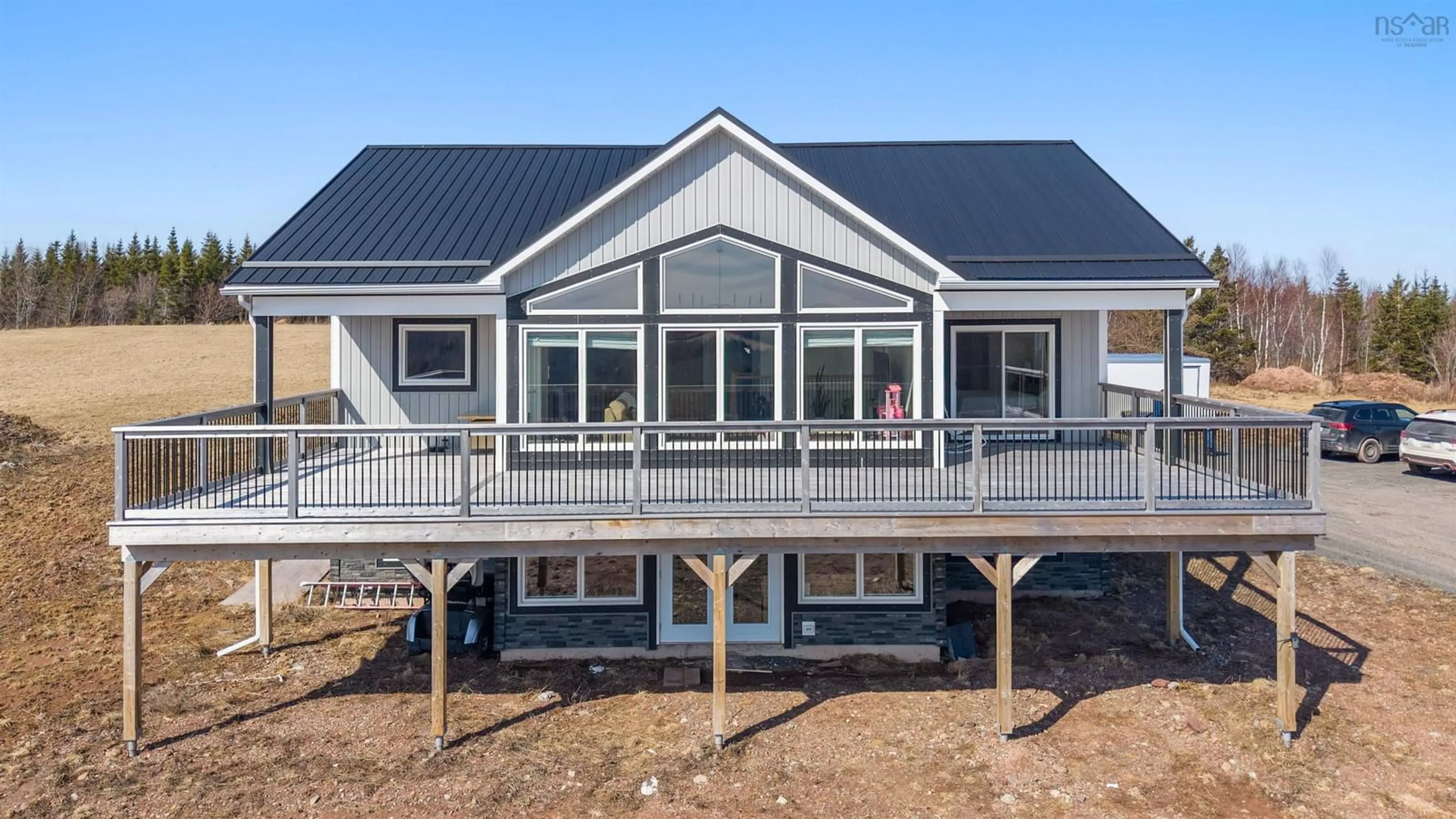 Home with vinyl exterior material, building for 458 Farm Rd, Heatherton Nova Scotia B0H 1R0