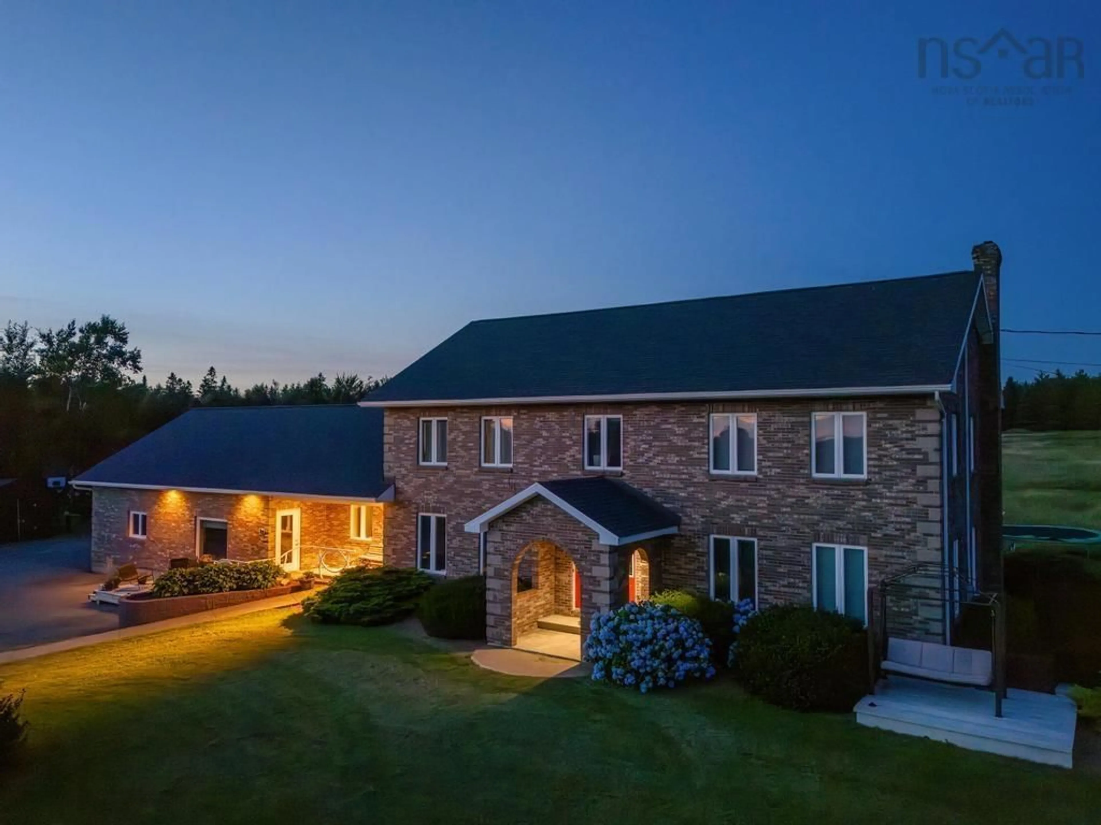 A pic from outside/outdoor area/front of a property/back of a property/a pic from drone, building for 86-88 Highbury School Rd, Canaan Nova Scotia B4N 4K1