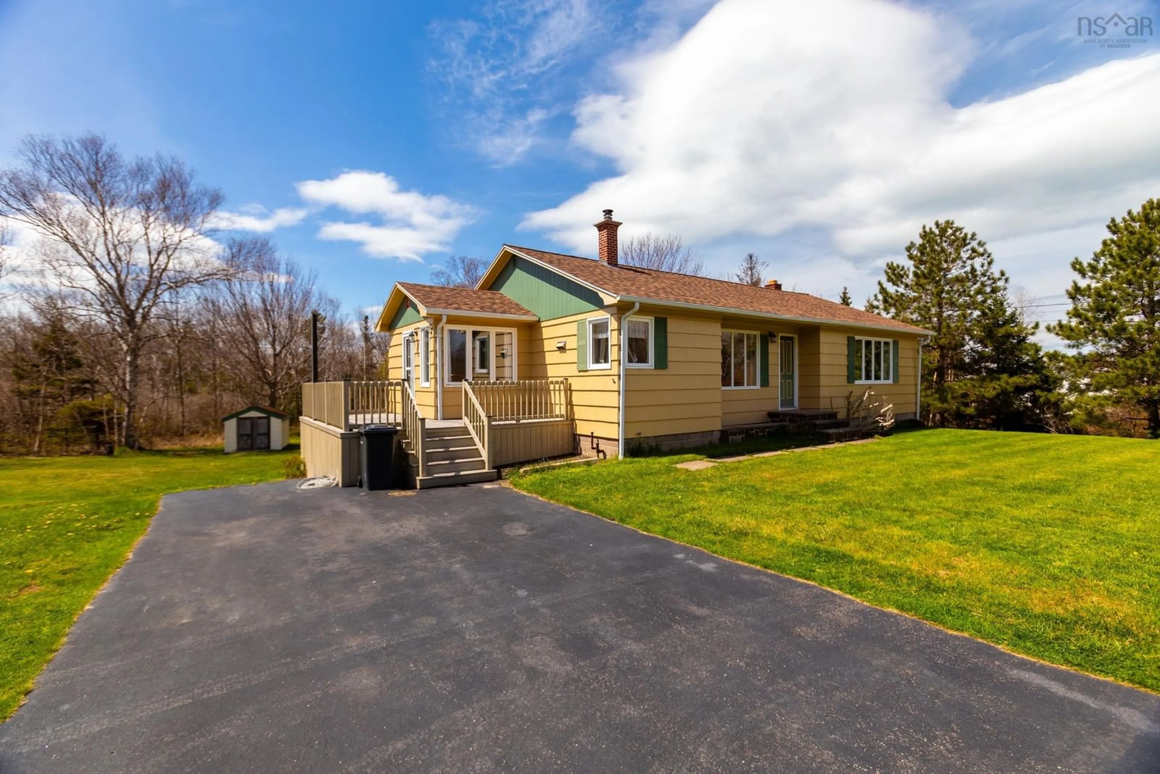 A pic from outside/outdoor area/front of a property/back of a property/a pic from drone, street for 4231 Shore Rd, Parkers Cove Nova Scotia B0S 1A0