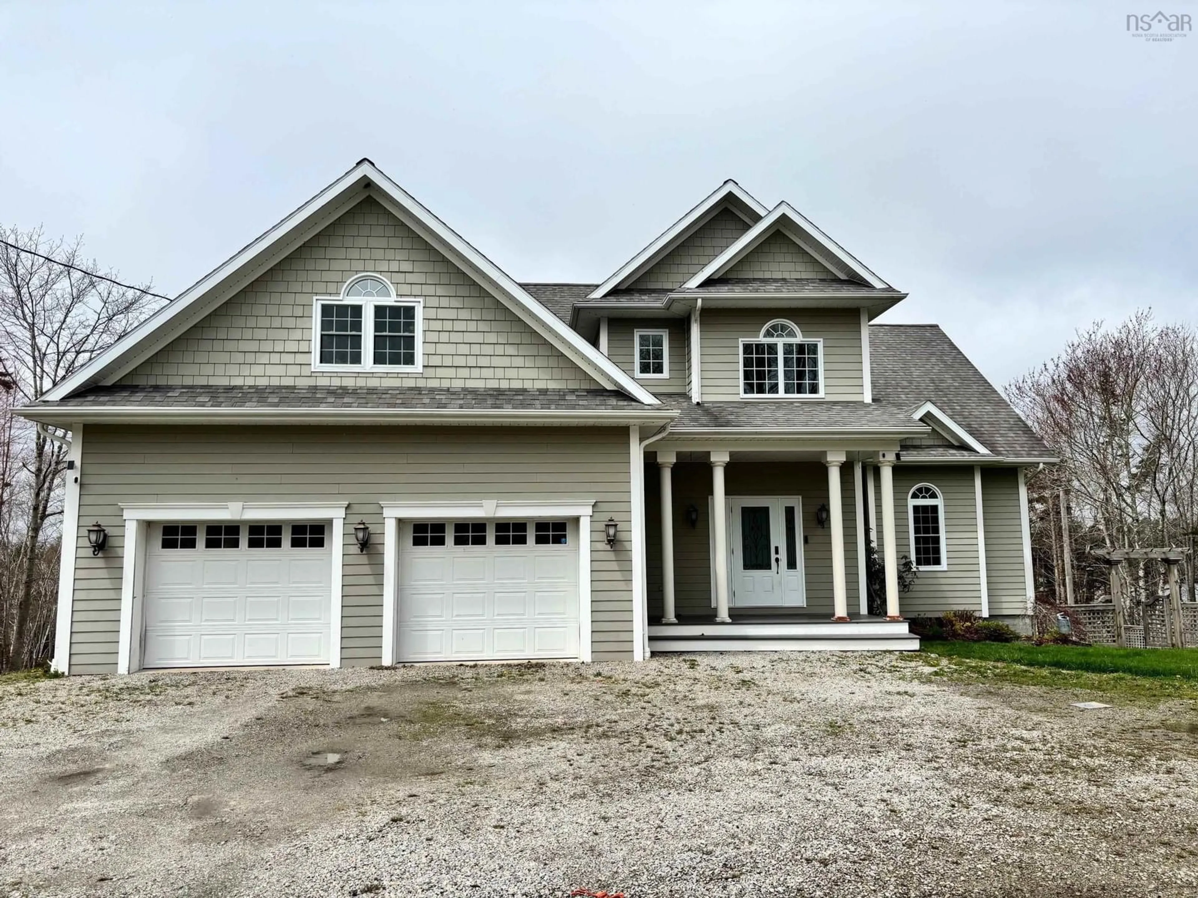 Home with vinyl exterior material, street for 2130 Raynardton Rd, Raynardton Nova Scotia B0W 3M0
