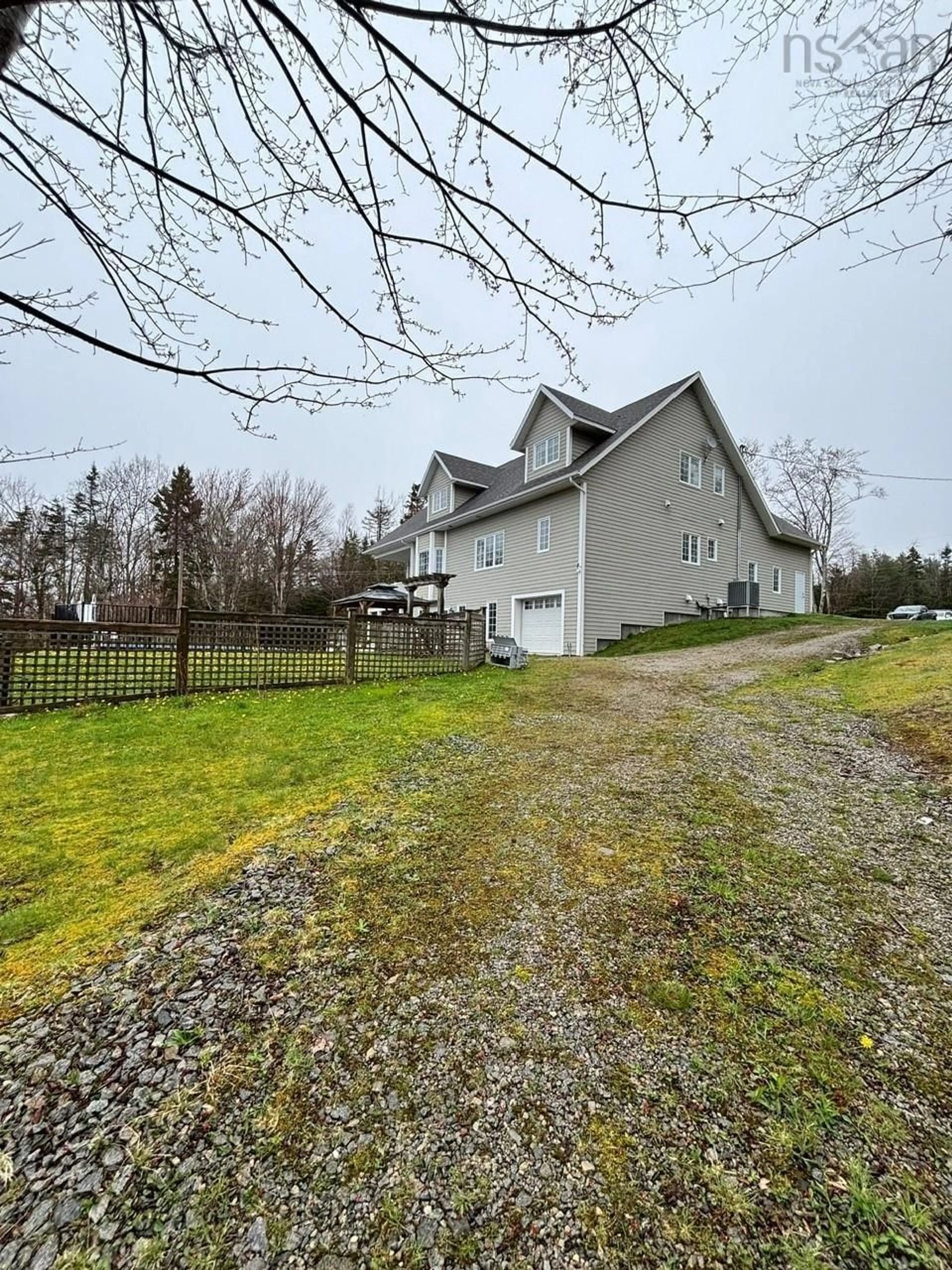 A pic from outside/outdoor area/front of a property/back of a property/a pic from drone, street for 2130 Raynardton Rd, Raynardton Nova Scotia B0W 3M0