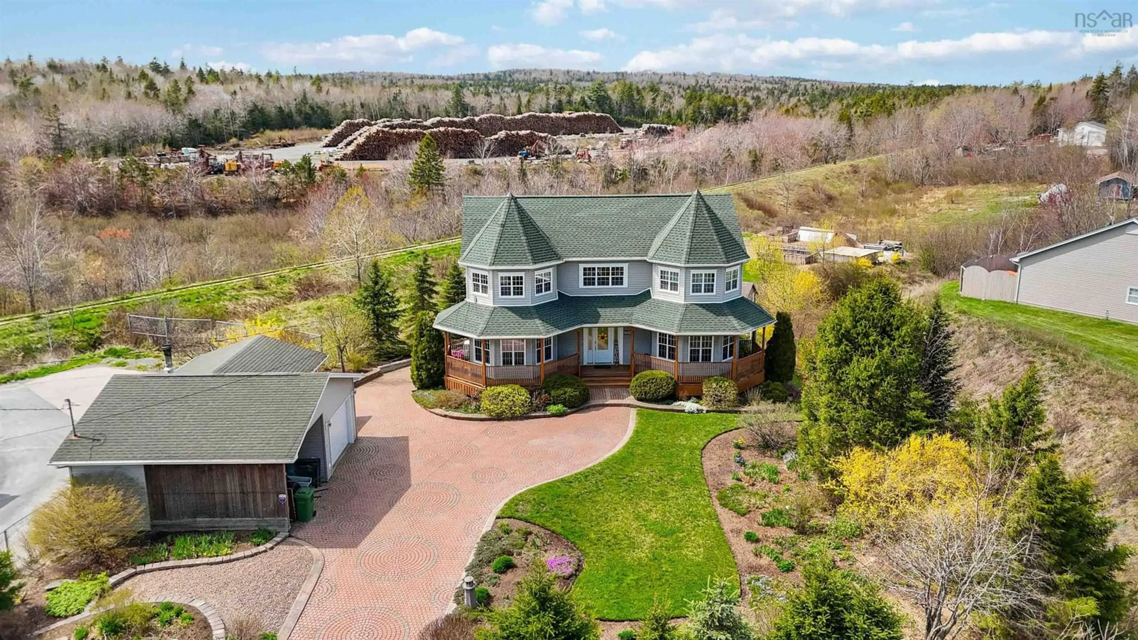 A pic from outside/outdoor area/front of a property/back of a property/a pic from drone, water/lake/river/ocean view for 250 Beaver Bank Rd, Beaver Bank Nova Scotia B4E 1J7