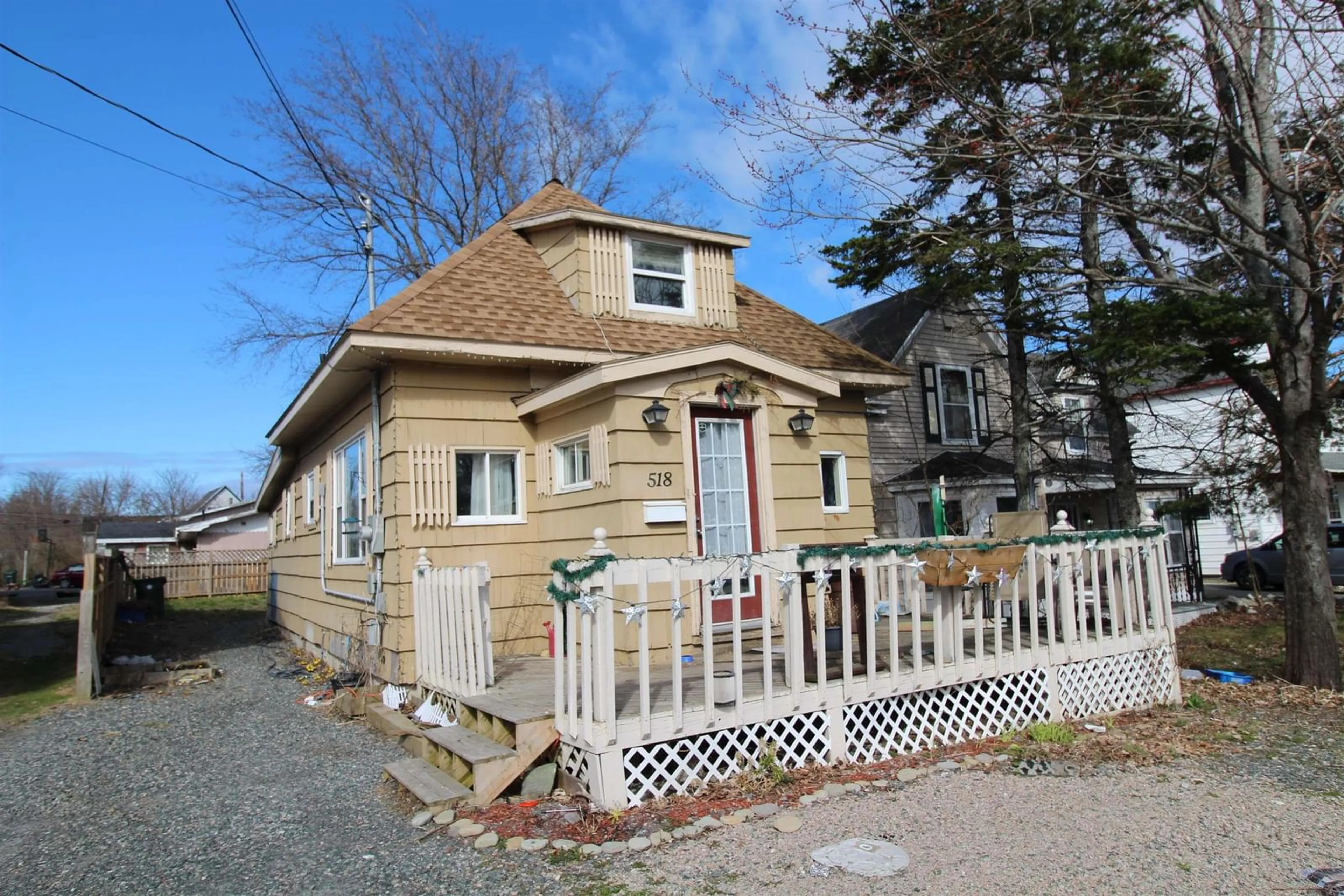 Patio, street for 518 Main St, Sydney Mines Nova Scotia B1V 2K6
