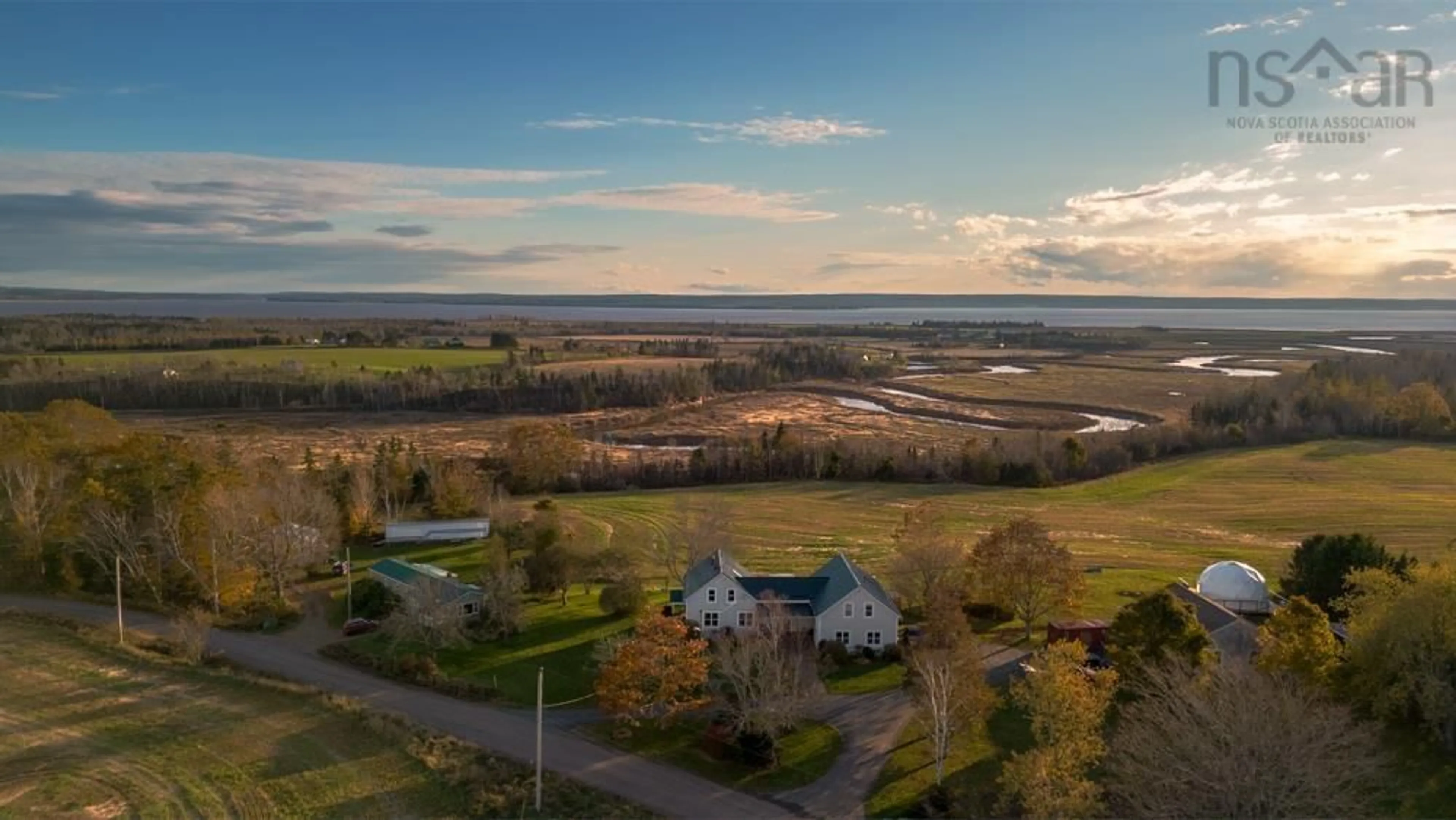 A pic from outside/outdoor area/front of a property/back of a property/a pic from drone, water/lake/river/ocean view for 90 Hillcrest Rd, Lower Debert Nova Scotia B0M 1G0