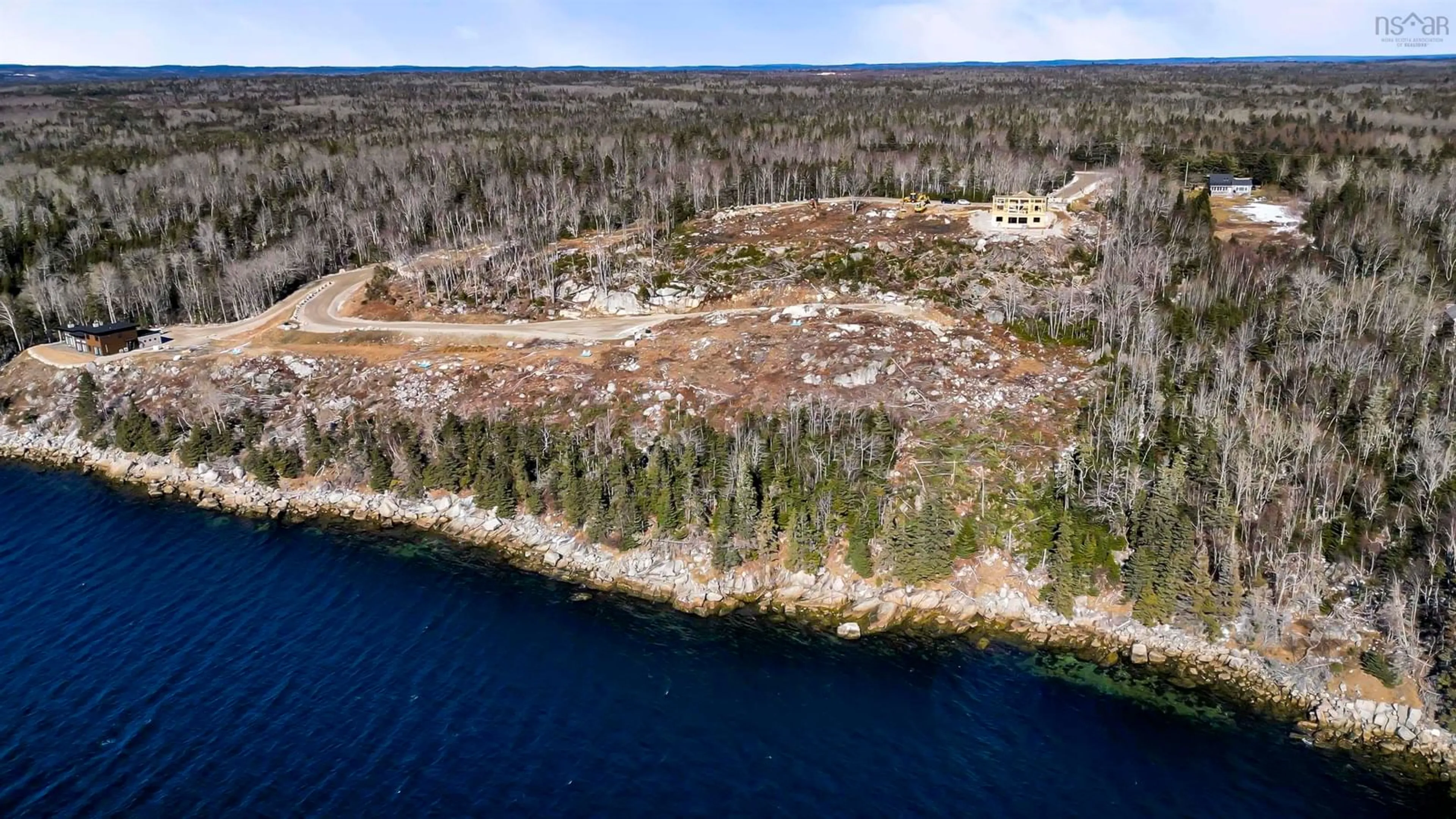 A pic from outside/outdoor area/front of a property/back of a property/a pic from drone, water/lake/river/ocean view for Lot 30 Anchors Way, East River Point Nova Scotia B0J 1T0