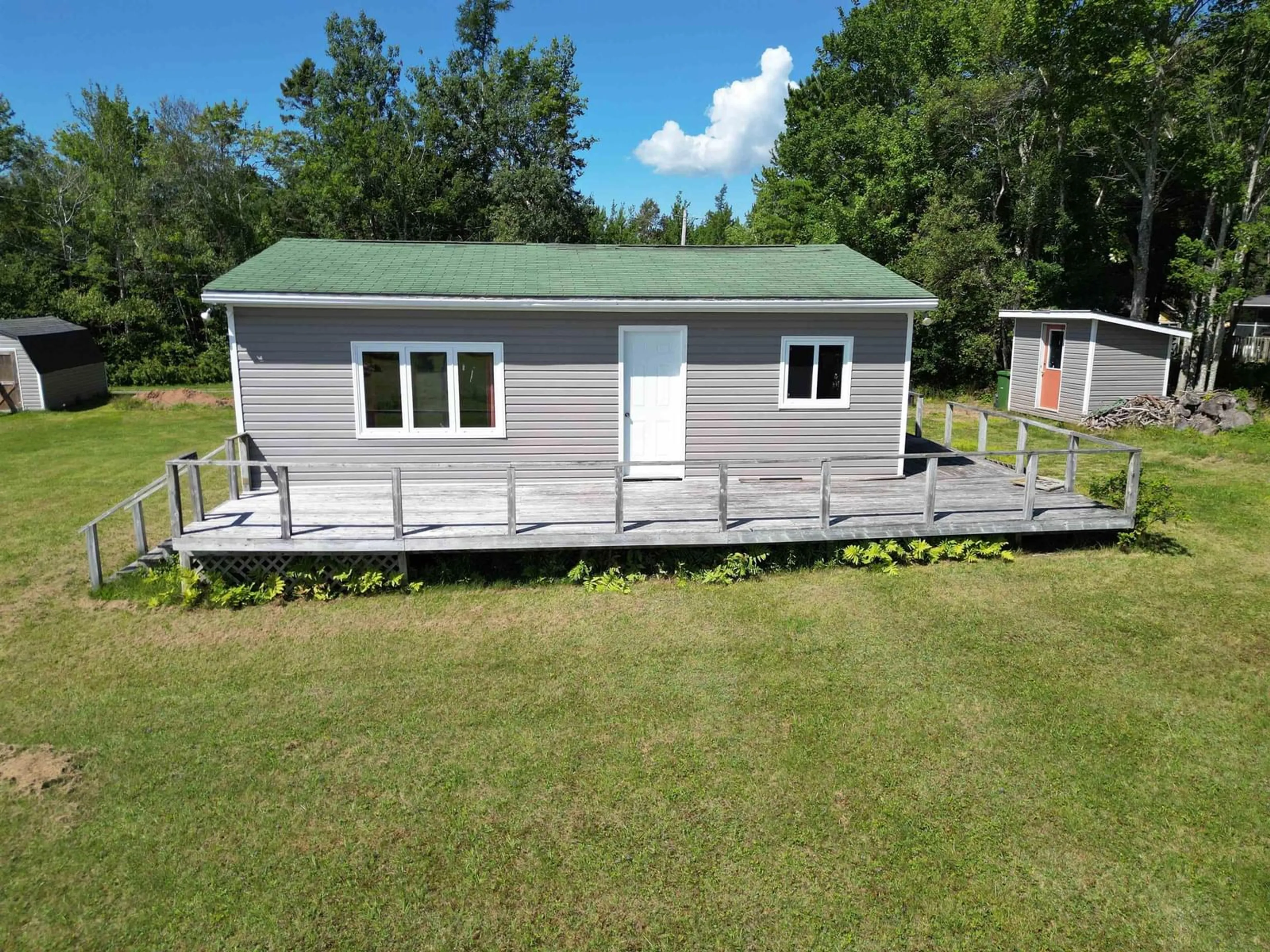 A pic from outside/outdoor area/front of a property/back of a property/a pic from drone, building for 16 Woodside Dr, Waterside Nova Scotia B0K 1H0