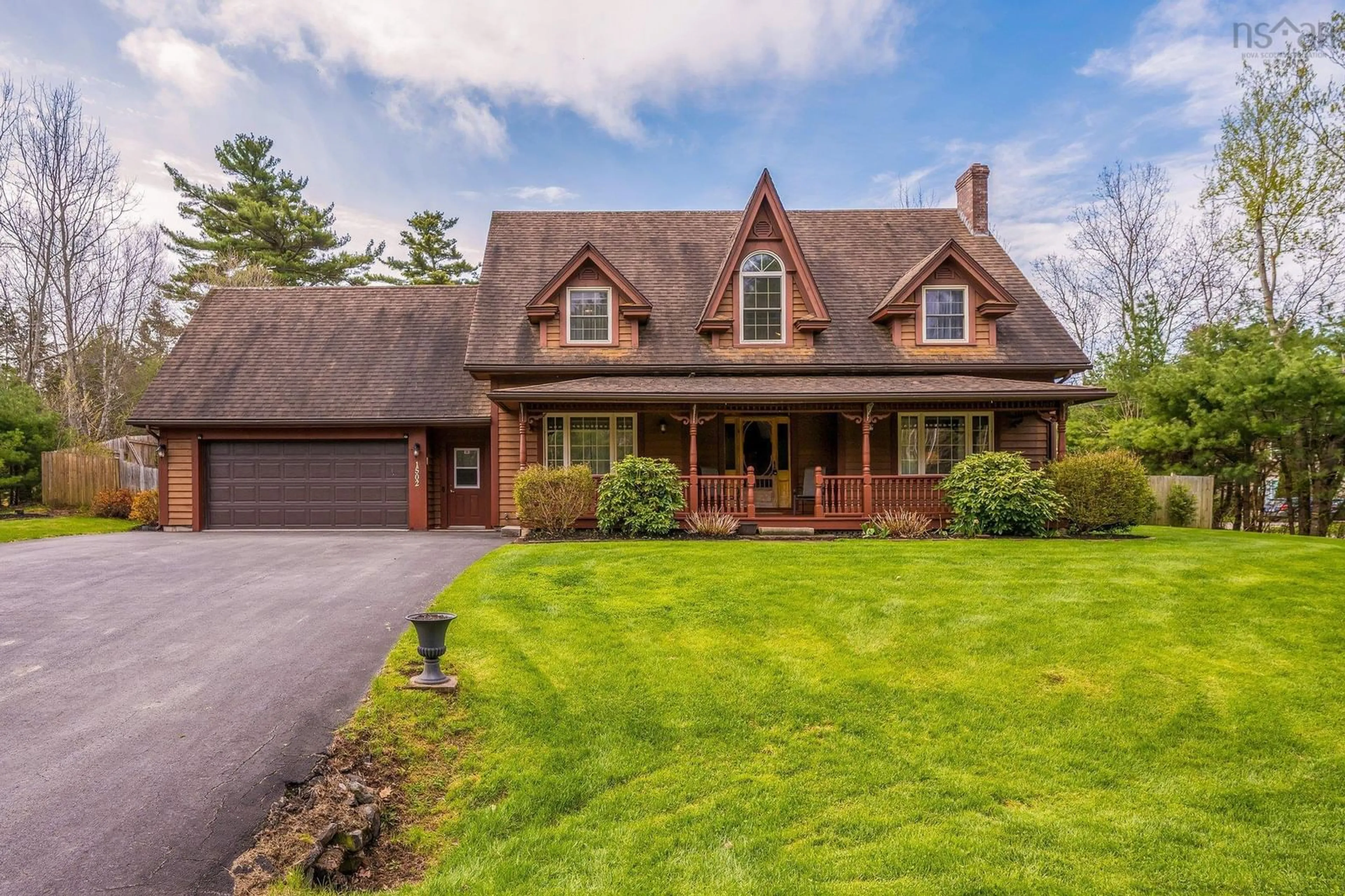 Home with brick exterior material, street for 1502 Edith Dr, Coldbrook Nova Scotia B4R 1A1