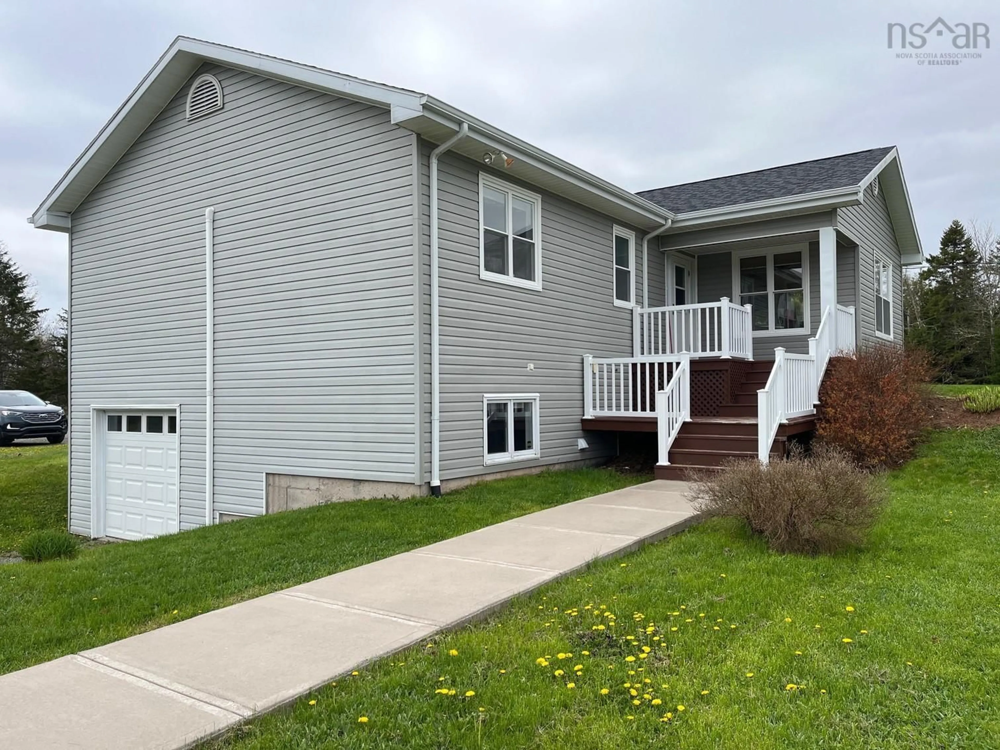 Home with vinyl exterior material, street for 6208 Highway 289, Cross Roads Nova Scotia B0N 2J0