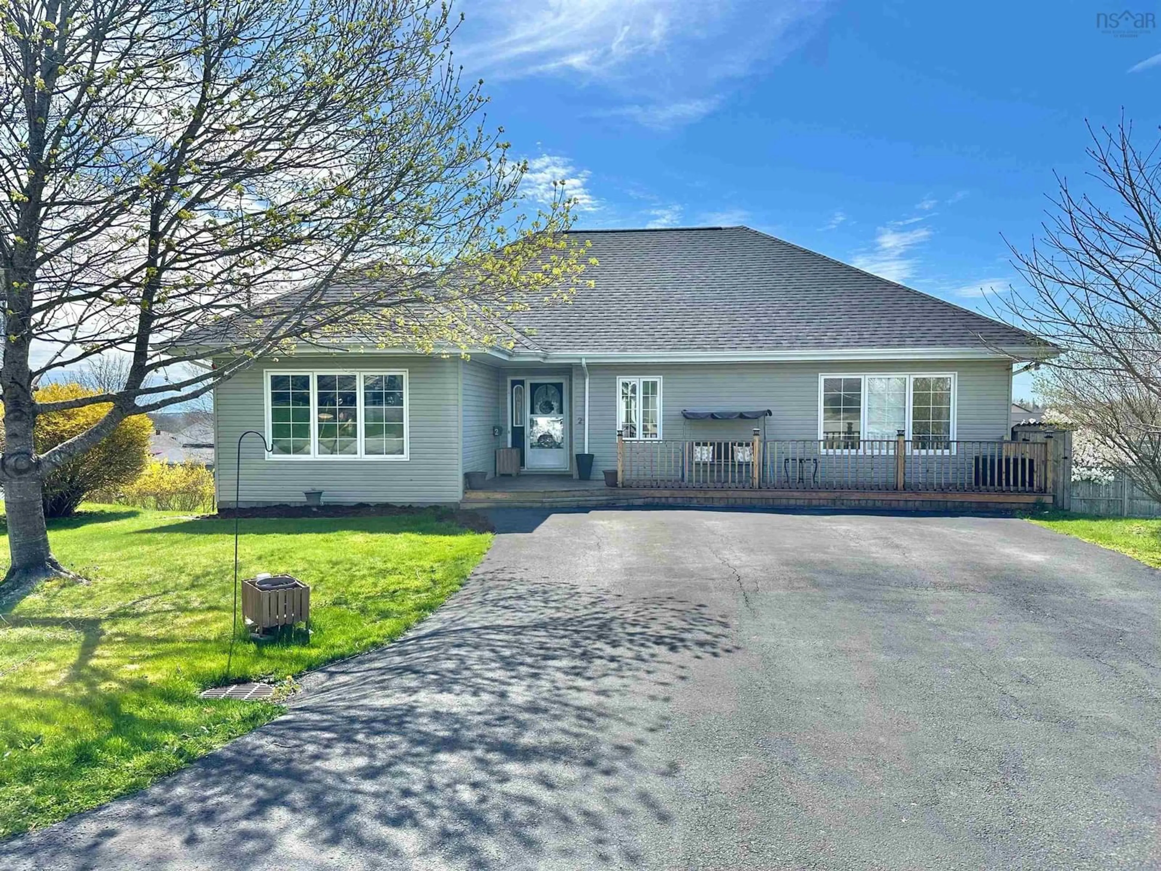 A pic from outside/outdoor area/front of a property/back of a property/a pic from drone, street for 2 Placid Crt, Yarmouth Nova Scotia B5A 4N5