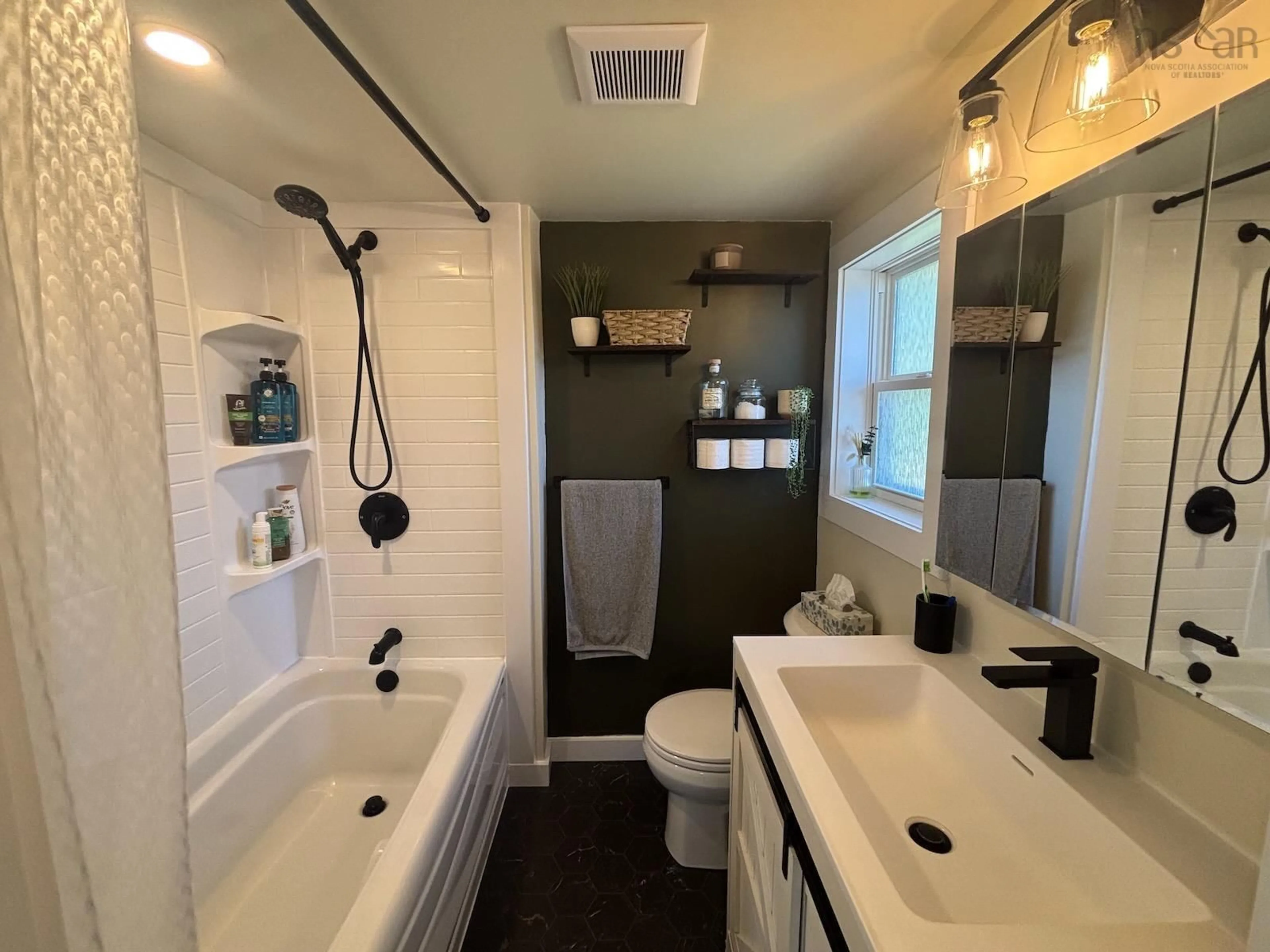 Standard bathroom, ceramic/tile floor for 41 203 Hwy #203, Carleton Nova Scotia B5A 5R2