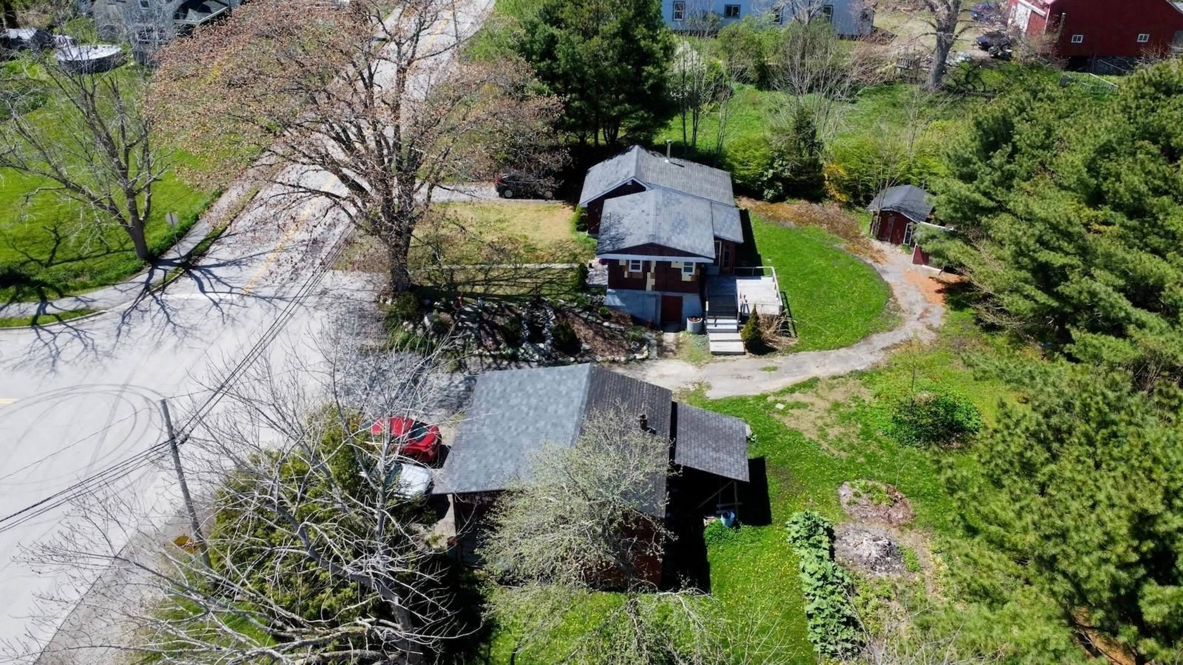 A pic from outside/outdoor area/front of a property/back of a property/a pic from drone, street for 41 203 Hwy #203, Carleton Nova Scotia B5A 5R2