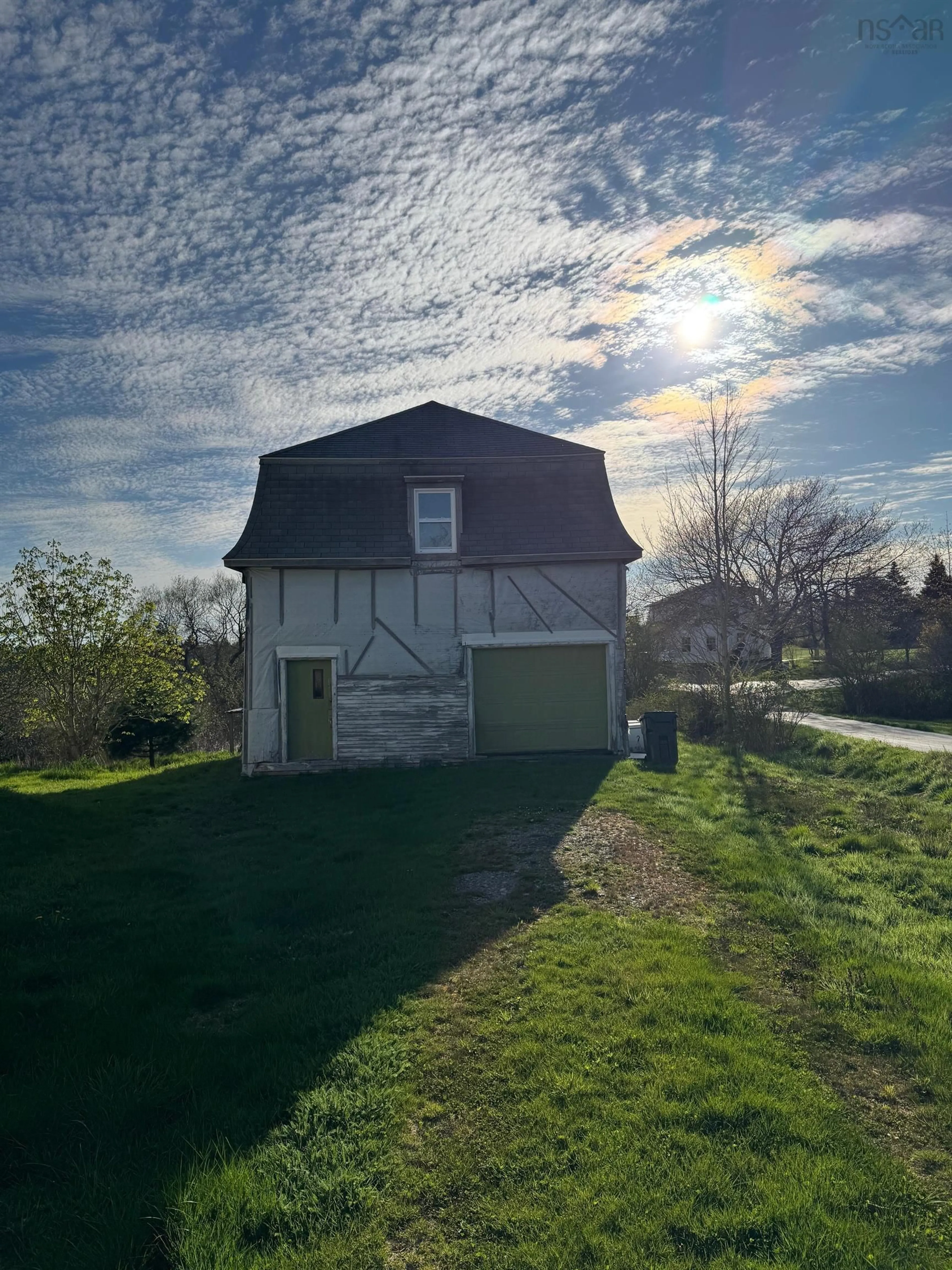 A pic from outside/outdoor area/front of a property/back of a property/a pic from drone, street for 192 Belleville Rd, Belleville Nova Scotia B0W 3M0