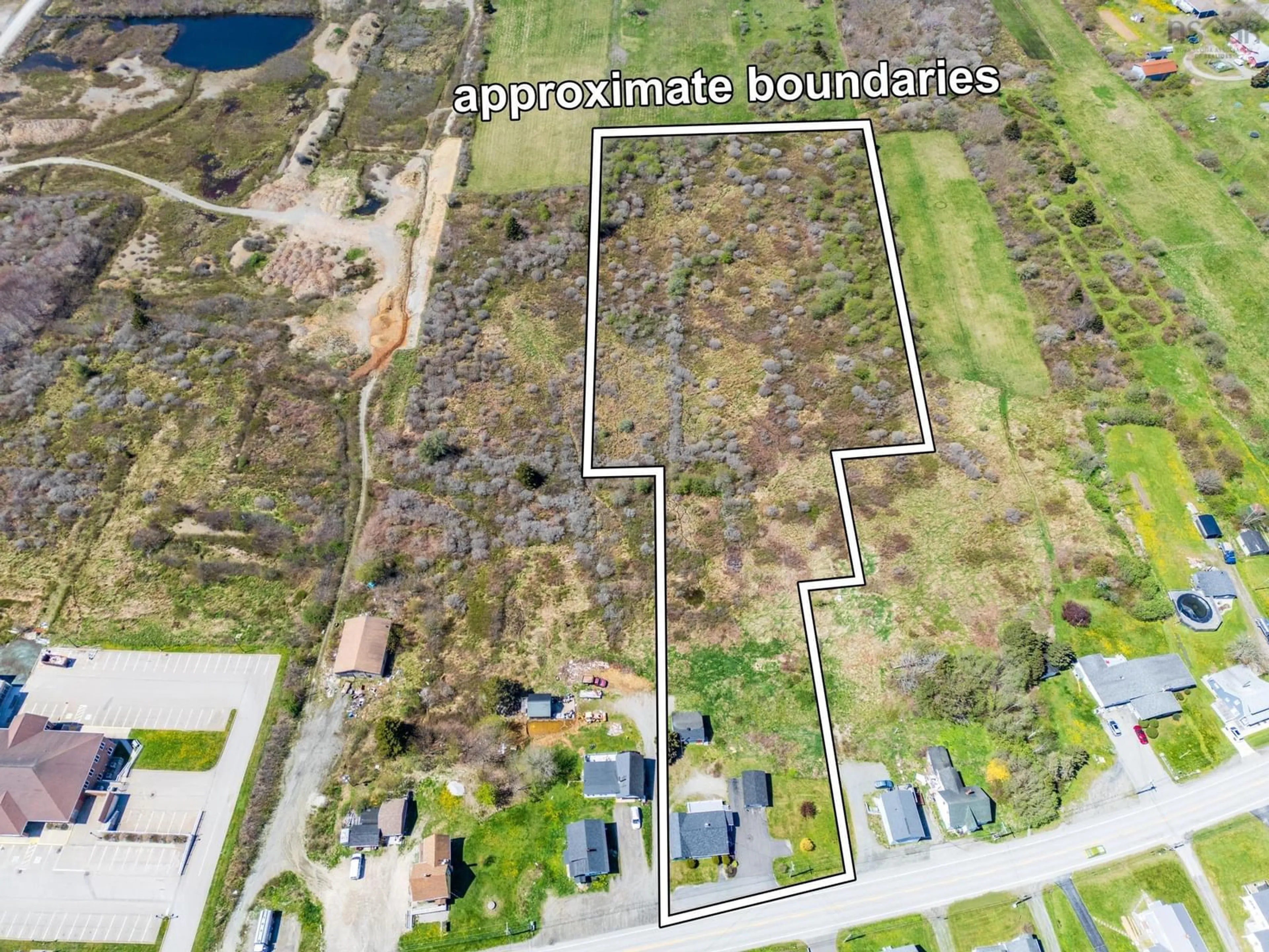 A pic from outside/outdoor area/front of a property/back of a property/a pic from drone, unknown for 8585 Highway 1, Meteghan Centre Nova Scotia B0W 2K0