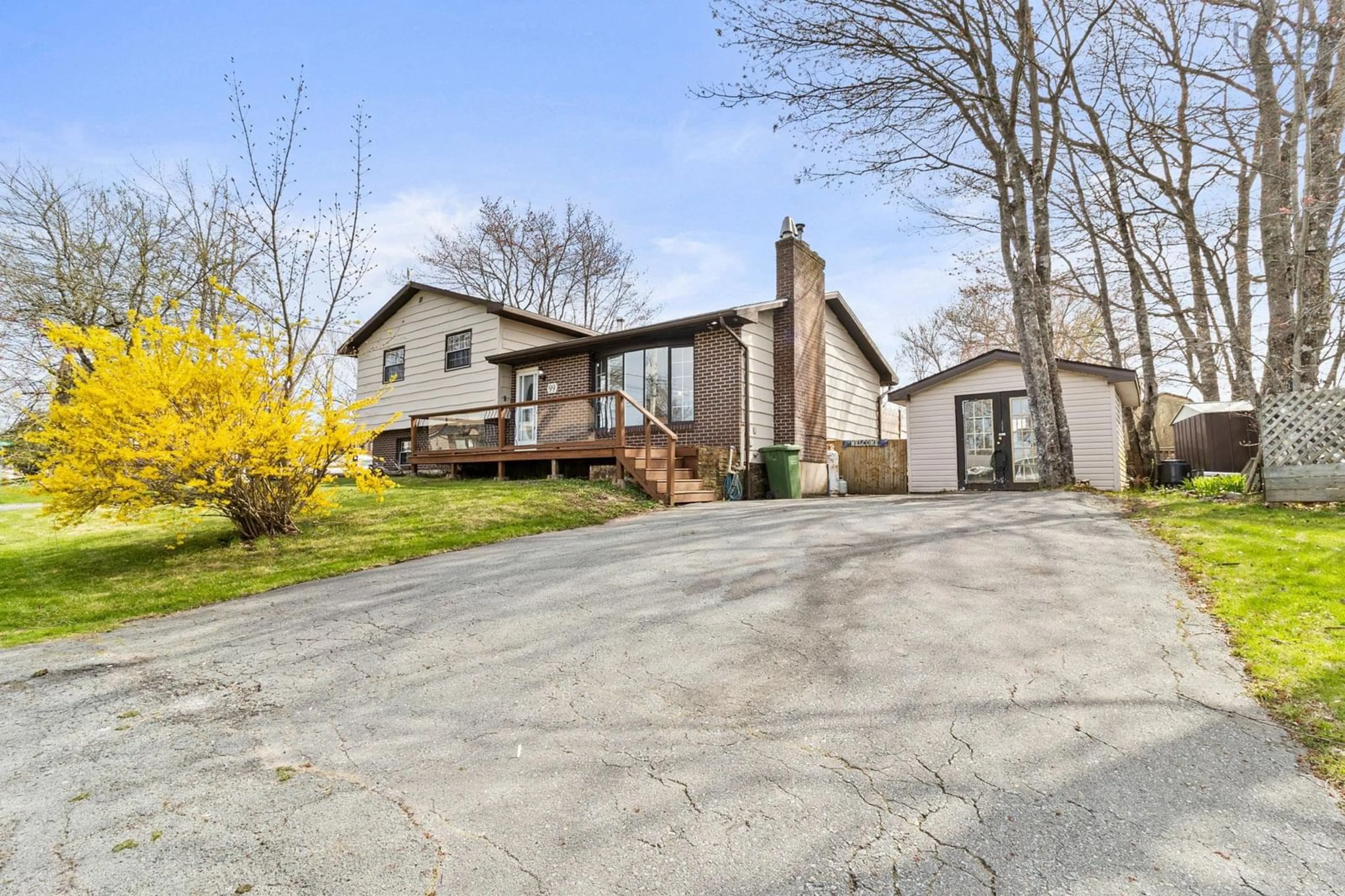 A pic from outside/outdoor area/front of a property/back of a property/a pic from drone, street for 99 Johnson Cres, Lower Sackville Nova Scotia B4B 3A3