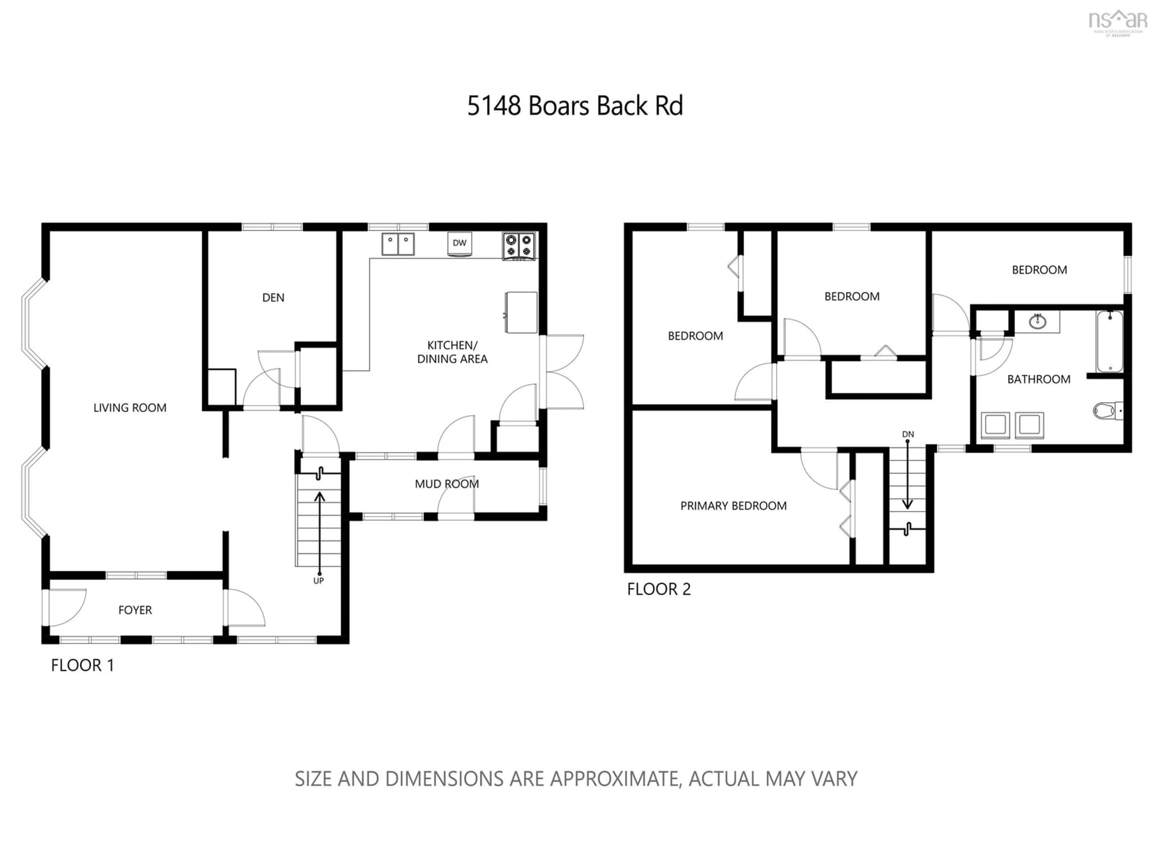 Floor plan for 5148 Boars Back Rd, River Hebert Nova Scotia B0L 1G0