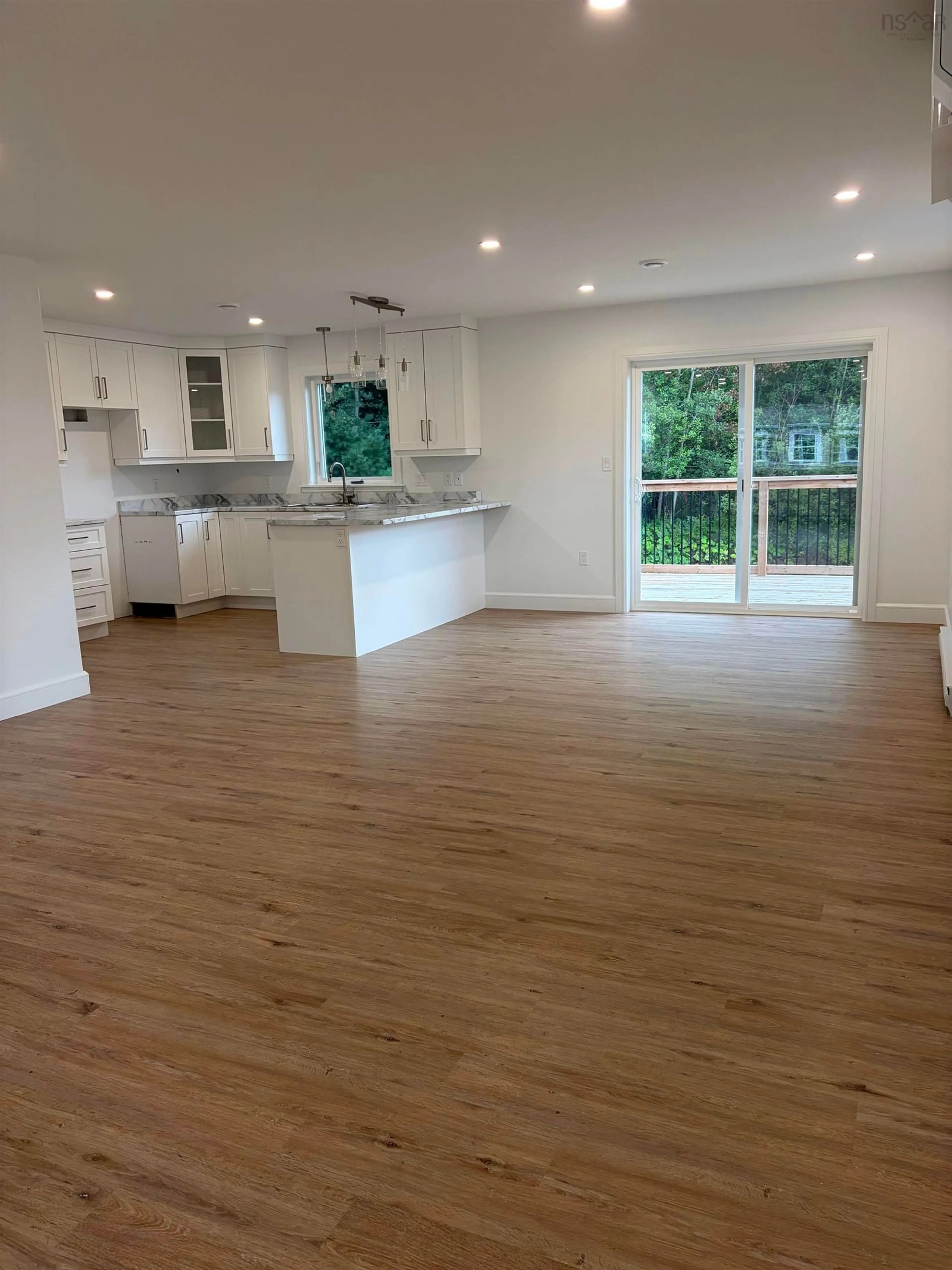 Open concept kitchen, wood/laminate floor for 52 Kara Anne Crt, New Minas Nova Scotia B4N 0H6