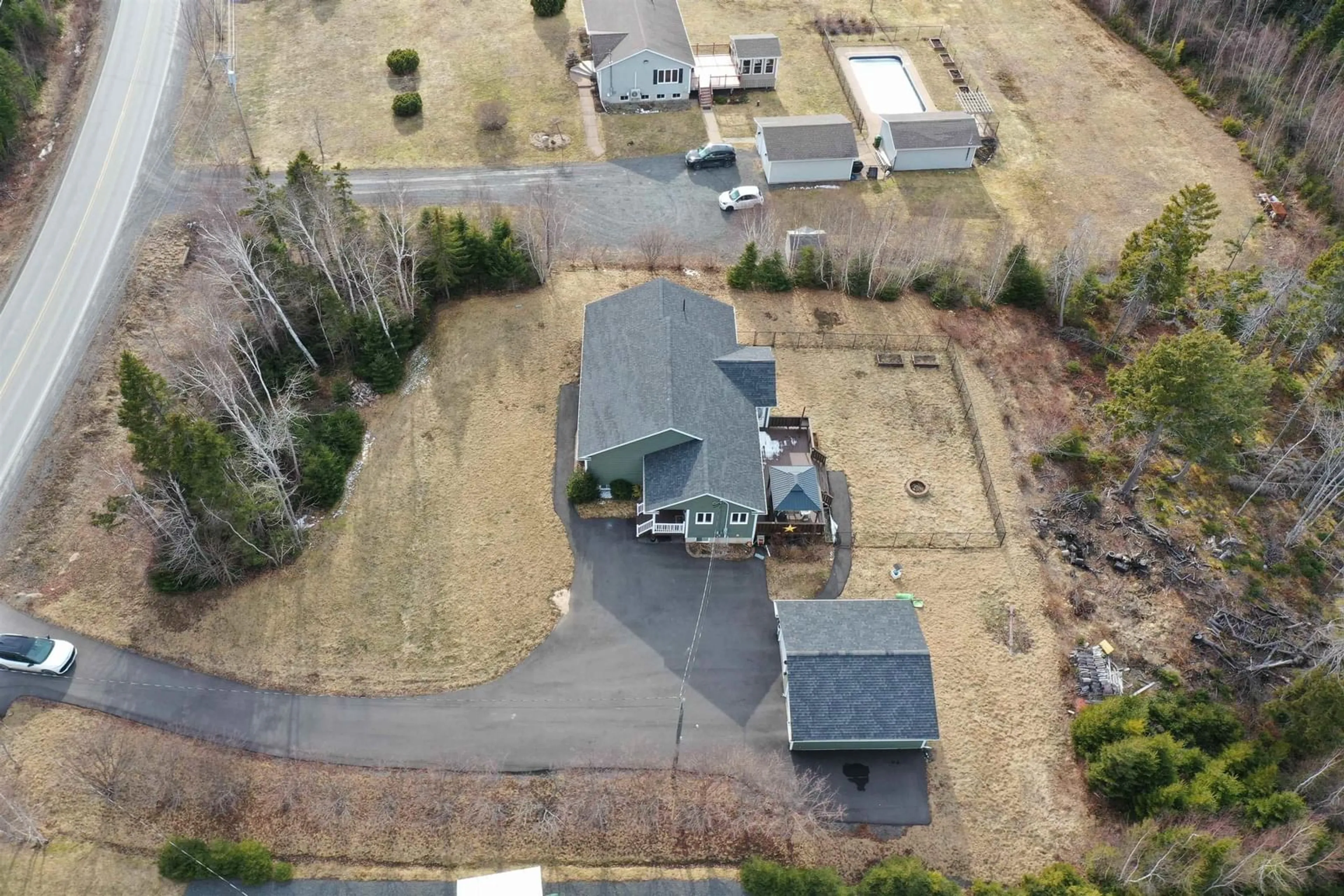 A pic from outside/outdoor area/front of a property/back of a property/a pic from drone, street for 4763 Little Harbour Rd, Little Harbour Nova Scotia B2H 5C4