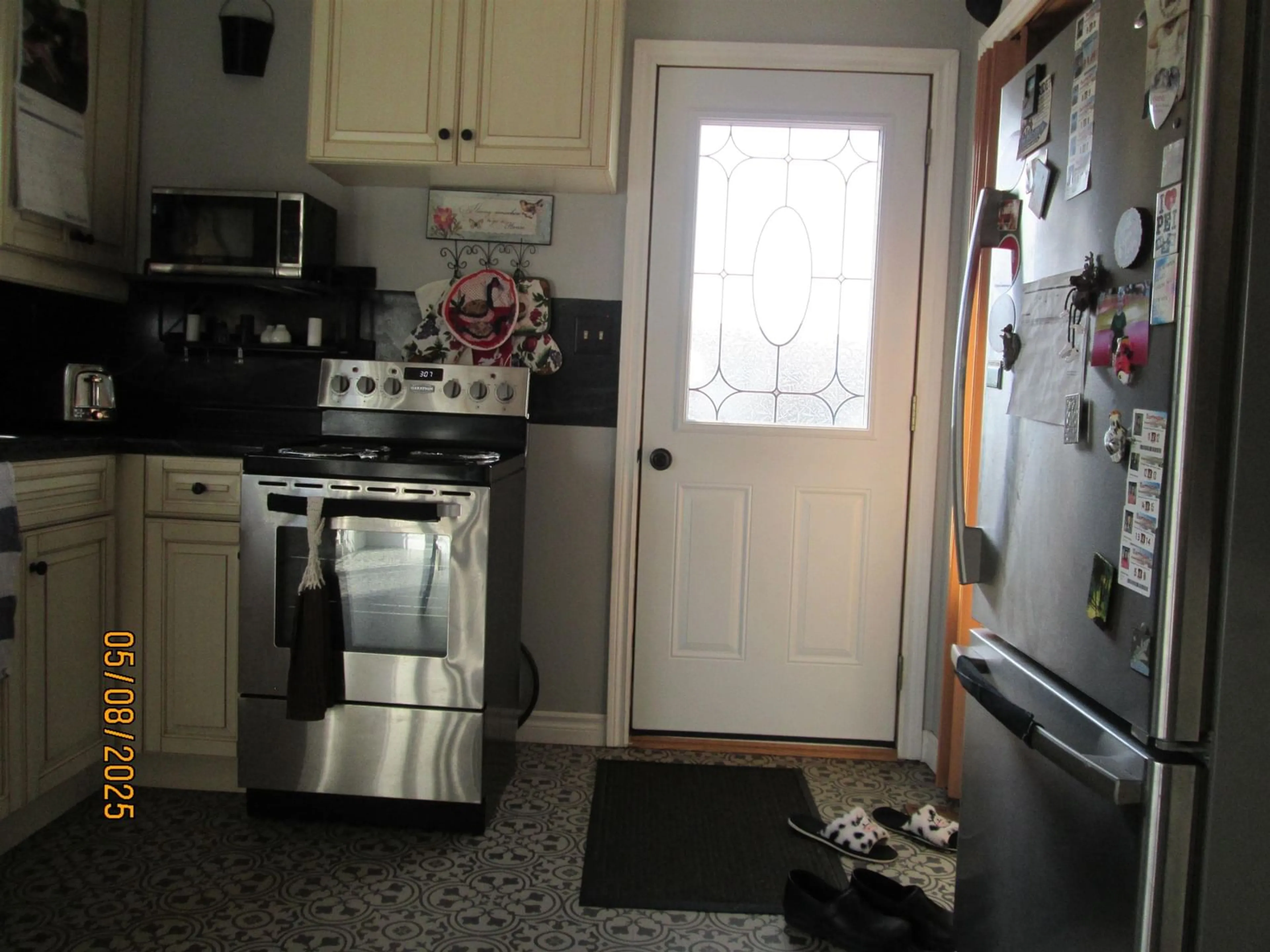 Standard kitchen, ceramic/tile floor for 55 Penney Road South Side, South Side Nova Scotia B0T 1W0