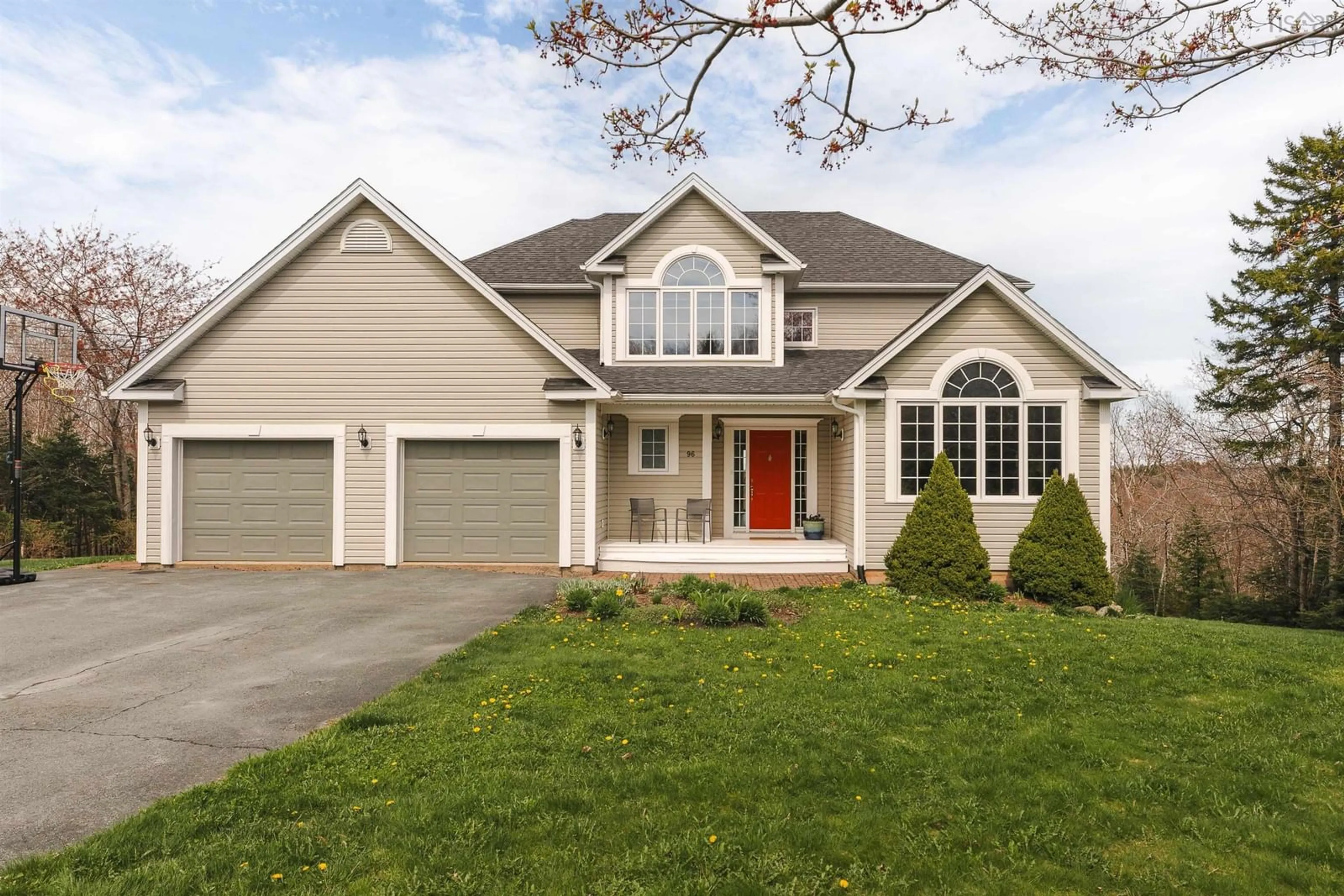 Home with vinyl exterior material, street for 96 Matthew Dr, Hammonds Plains Nova Scotia B4B 1T8