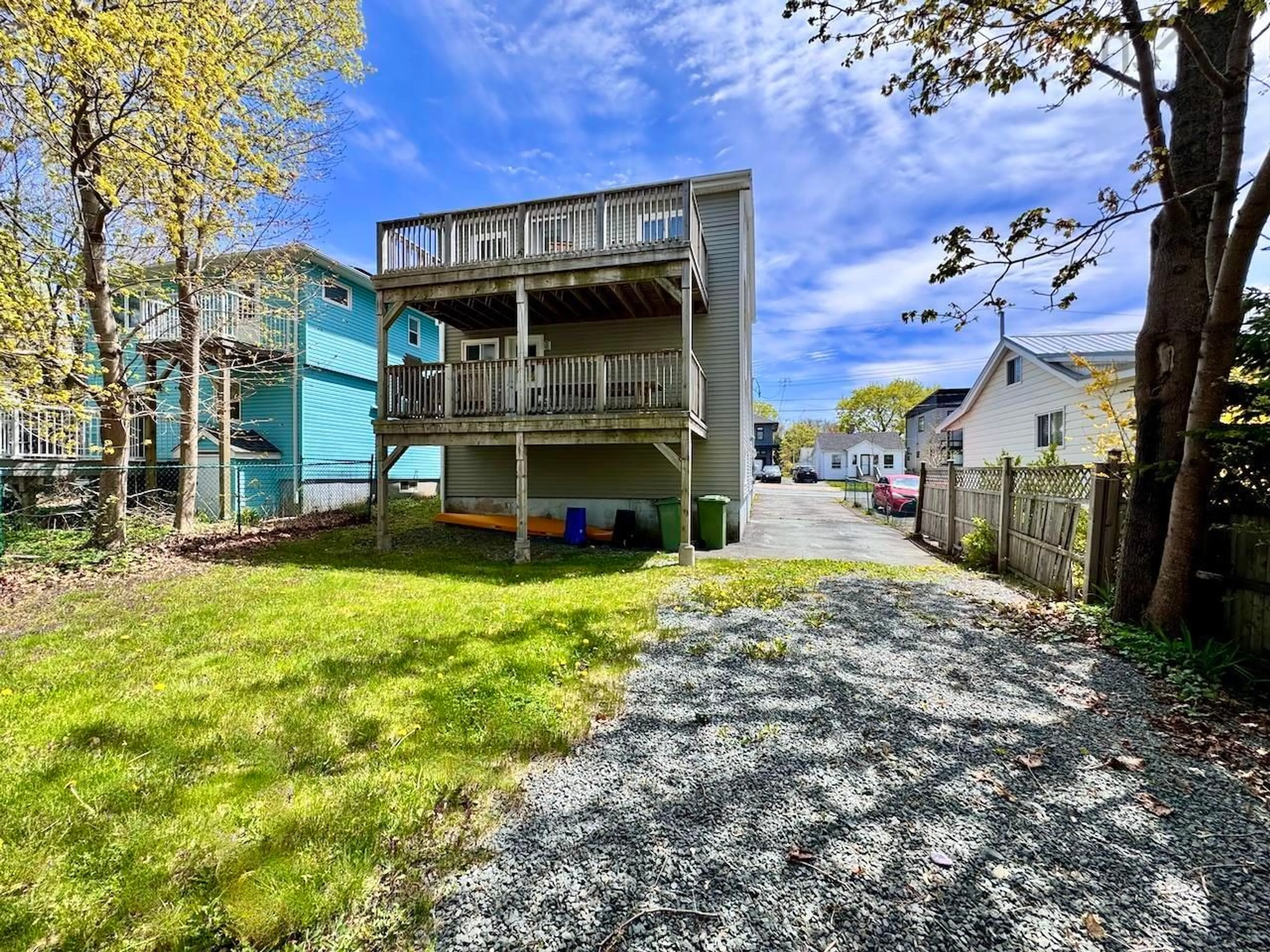 A pic from outside/outdoor area/front of a property/back of a property/a pic from drone, street for 6551 & 6553 London St, Halifax Peninsula Nova Scotia B3L 1X7
