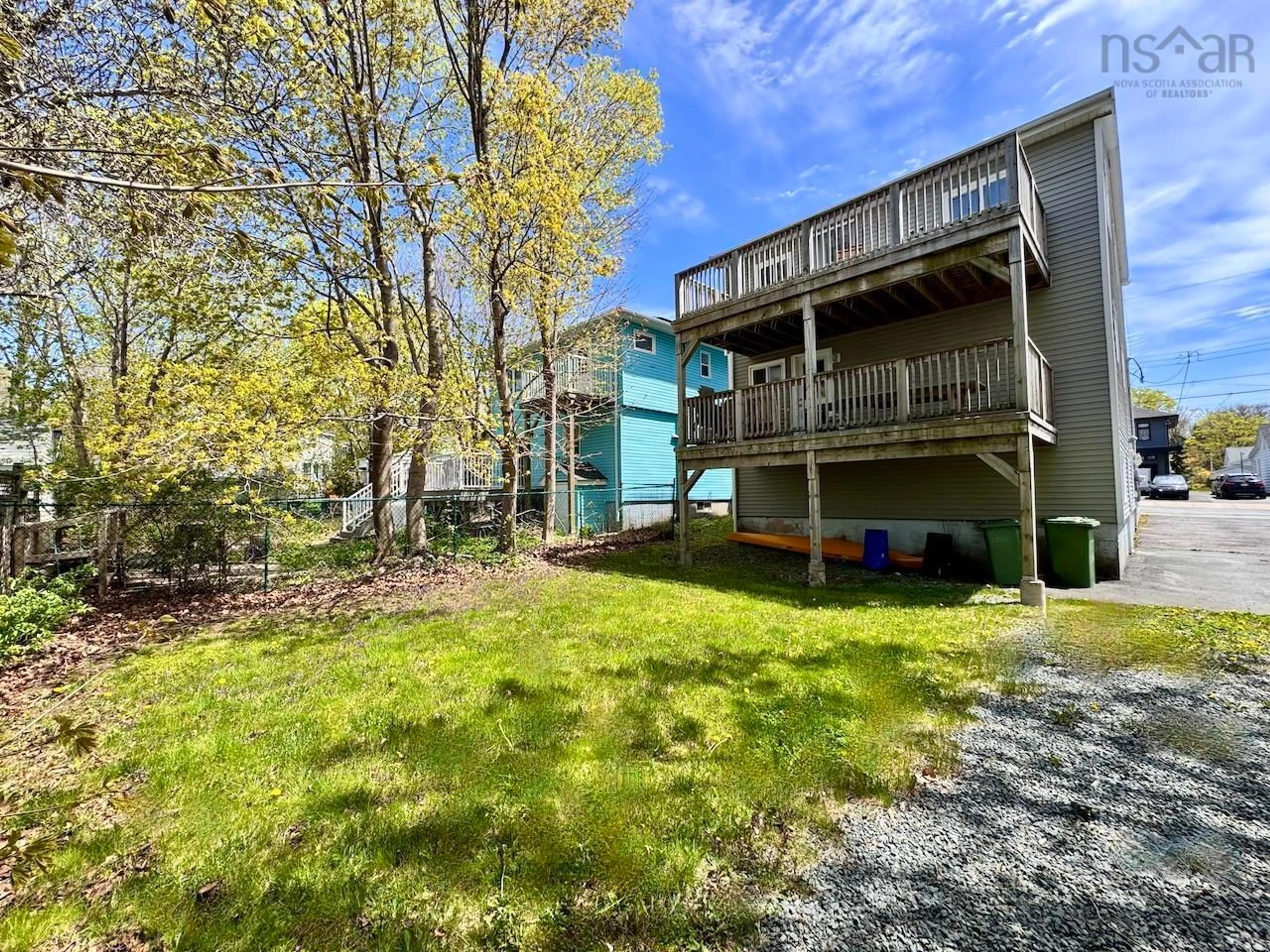 A pic from outside/outdoor area/front of a property/back of a property/a pic from drone, water/lake/river/ocean view for 6551 & 6553 London St, Halifax Peninsula Nova Scotia B3L 1X7