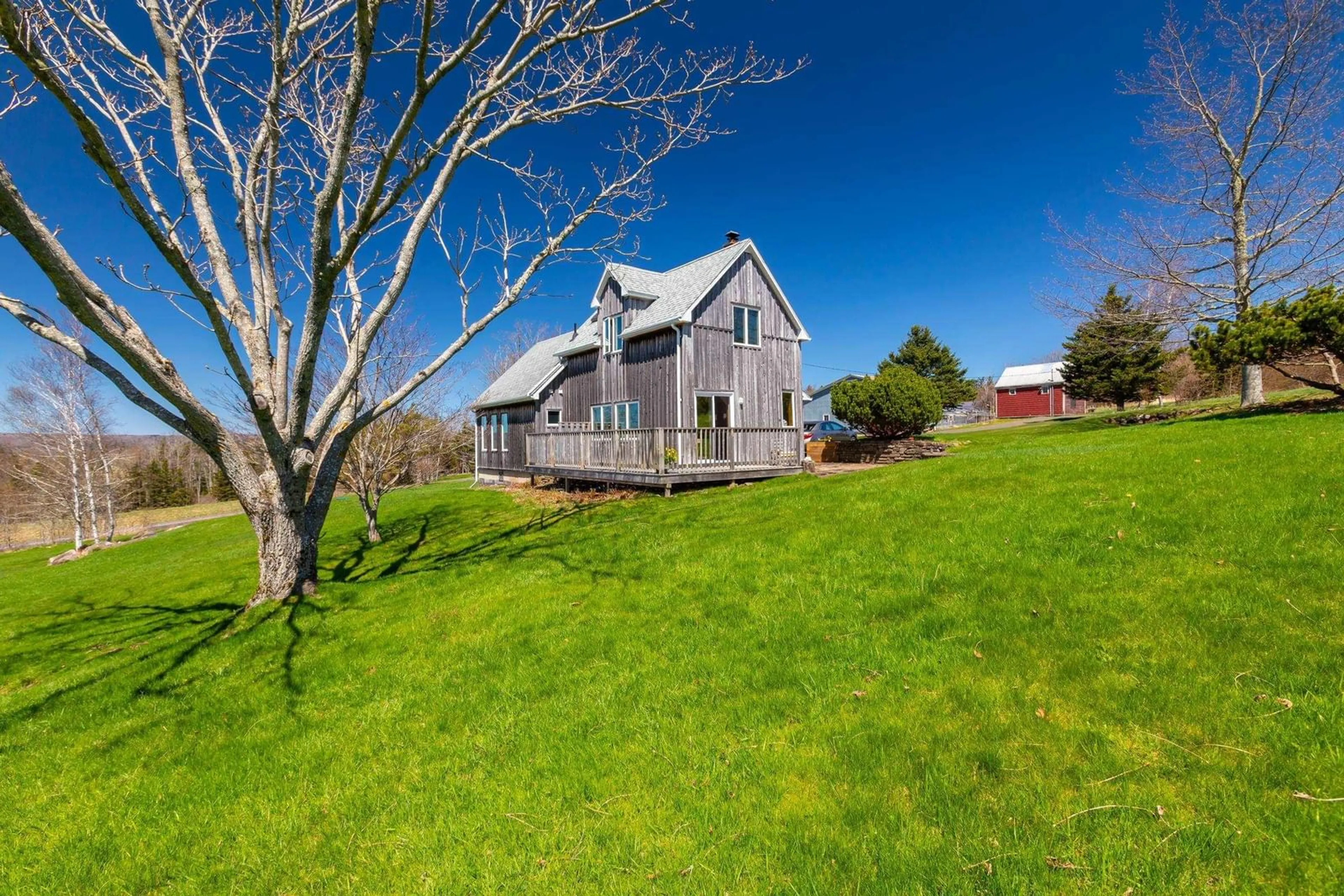 A pic from outside/outdoor area/front of a property/back of a property/a pic from drone, water/lake/river/ocean view for 50 Pickup Rd, Clementsport Nova Scotia B0S 1A0