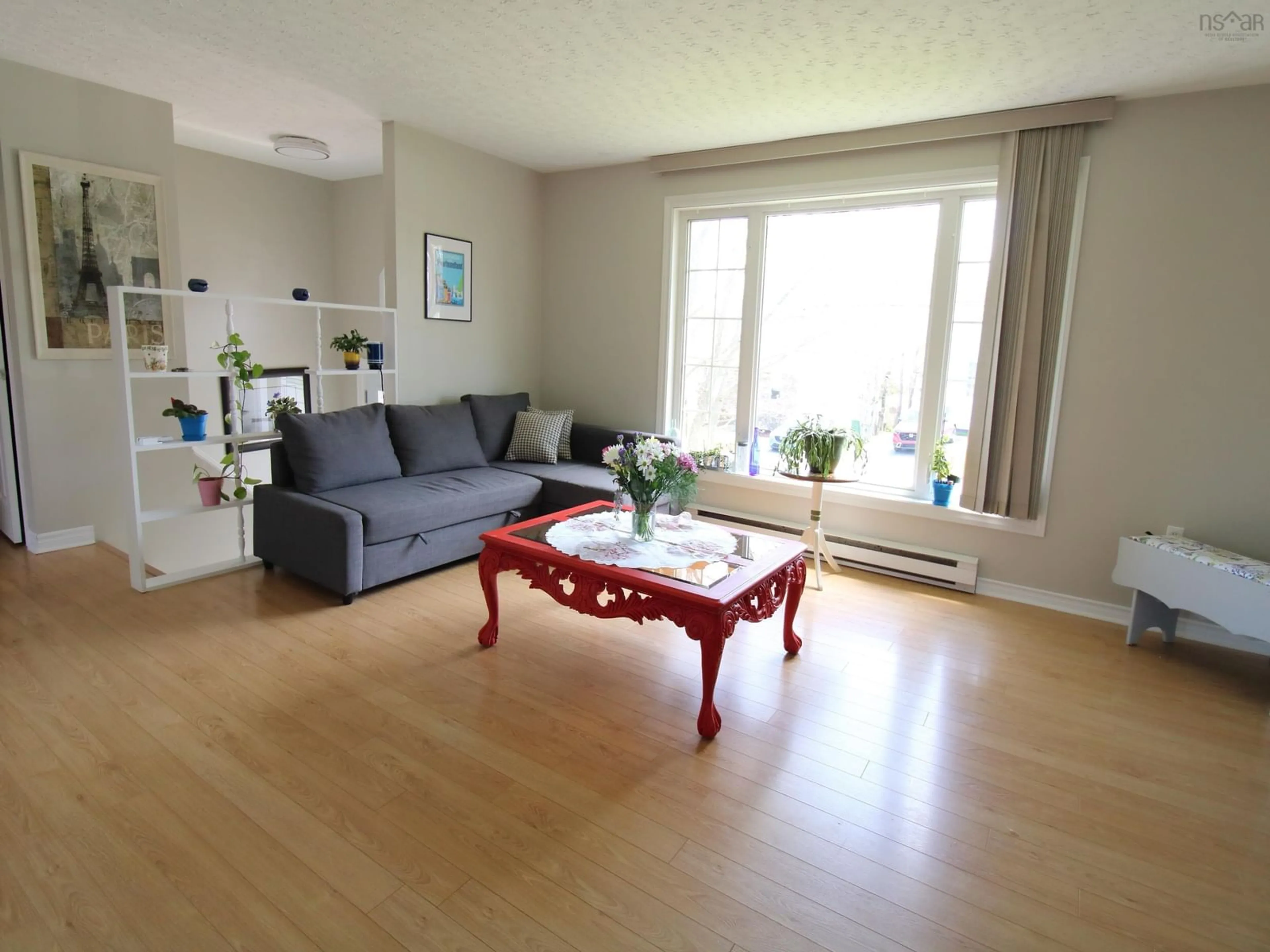 Living room with furniture, wood/laminate floor for 99 Lapierre Cres, Dartmouth Nova Scotia B2W 5C9