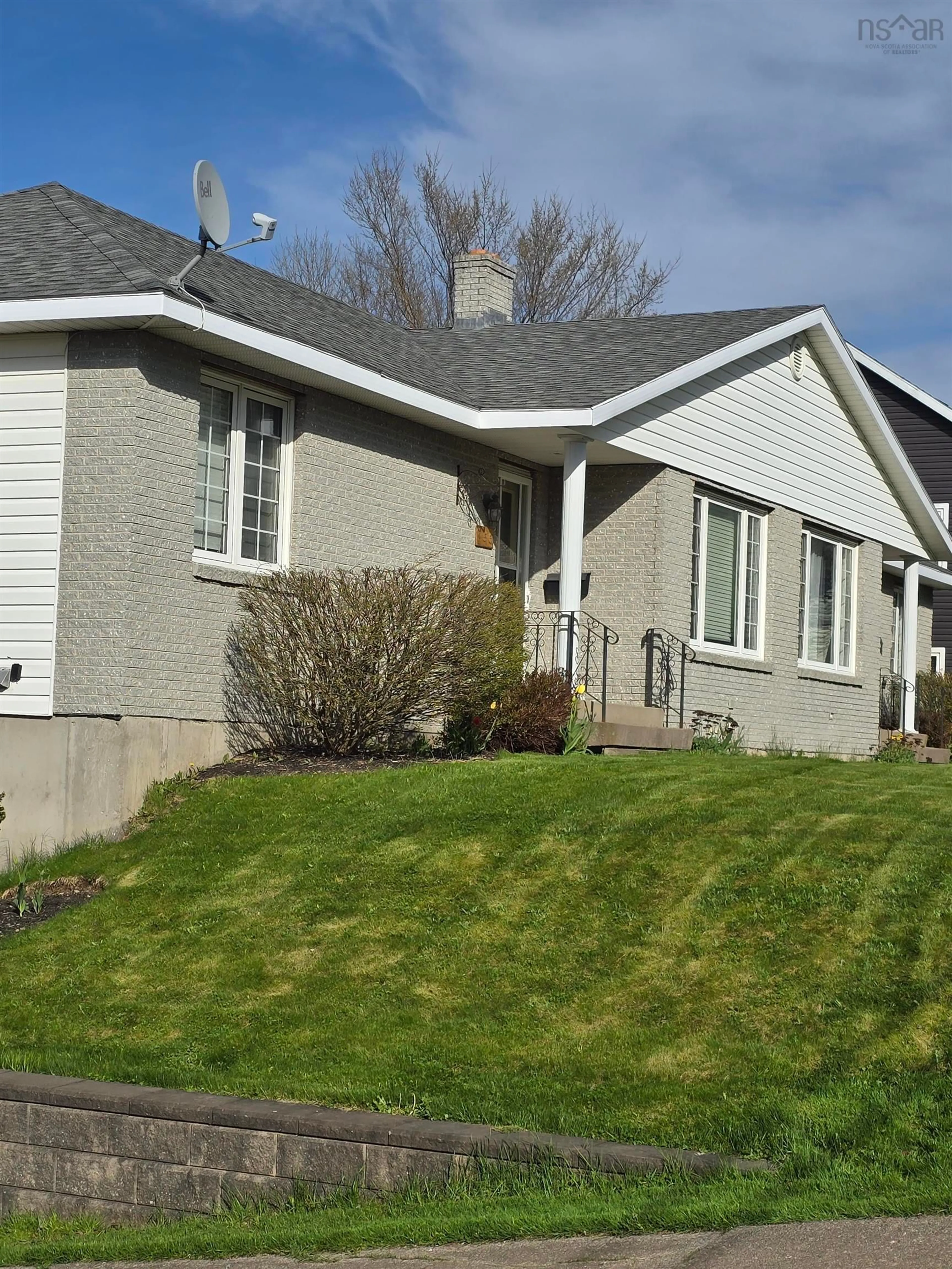 Home with vinyl exterior material, street for 153/155 Rockdale Avenue, Sydney Nova Scotia B1P 1Z6