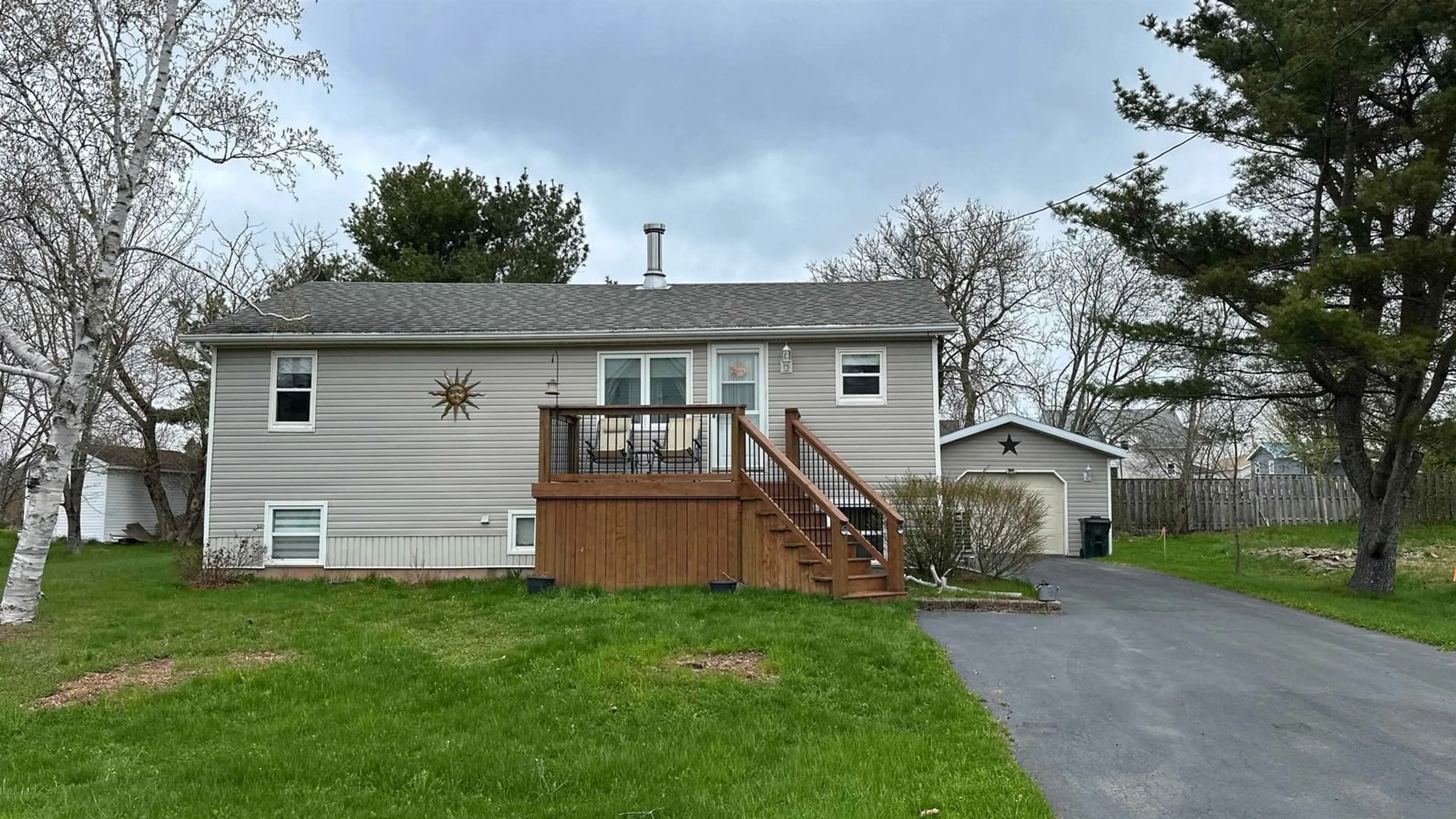 Home with vinyl exterior material, street for 31 Clinton St, Amherst Nova Scotia B4H 1K2