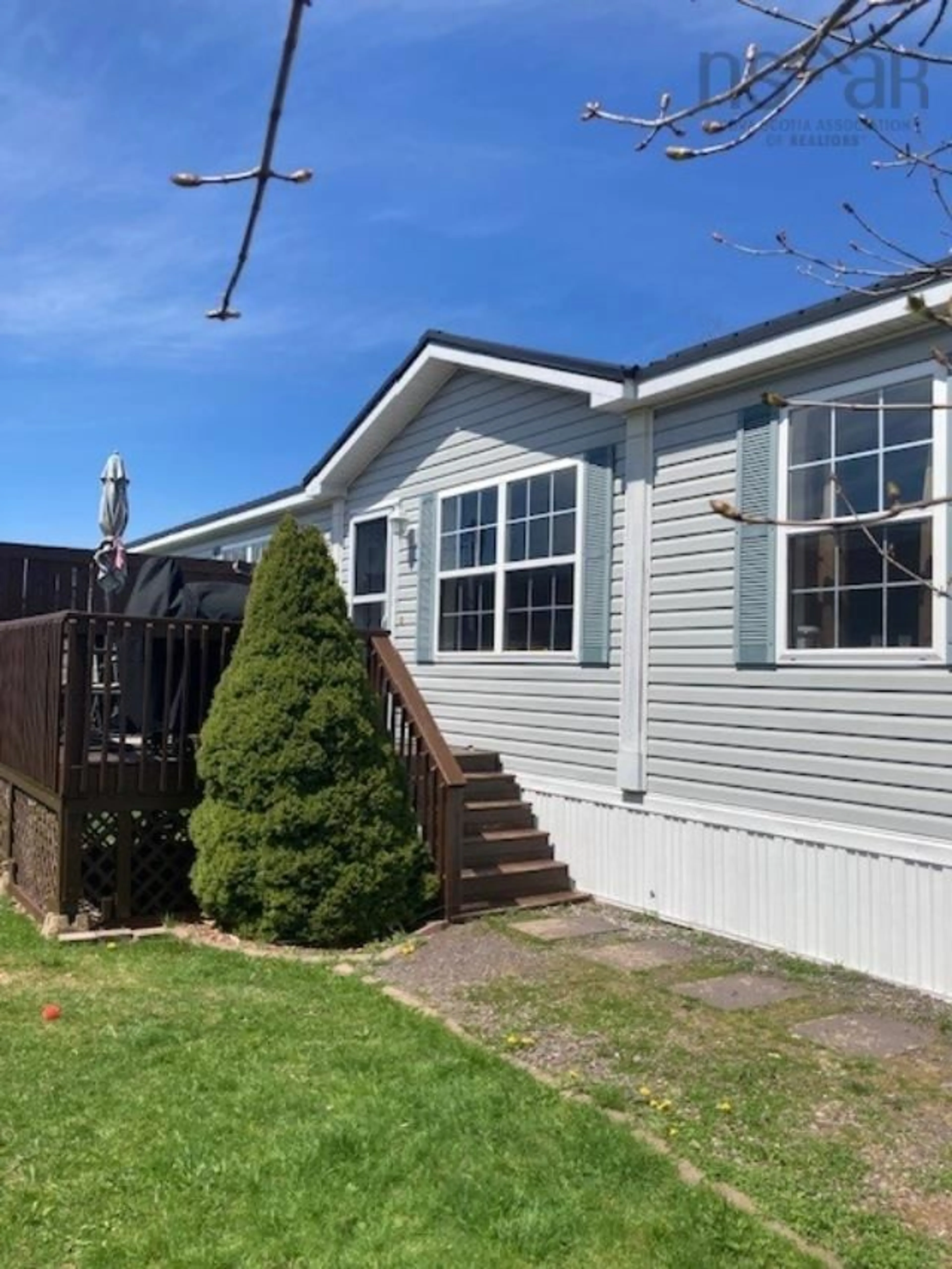 Home with vinyl exterior material, street for 19 Stephens Crt, Port Hawkesbury Nova Scotia B9A 3N5