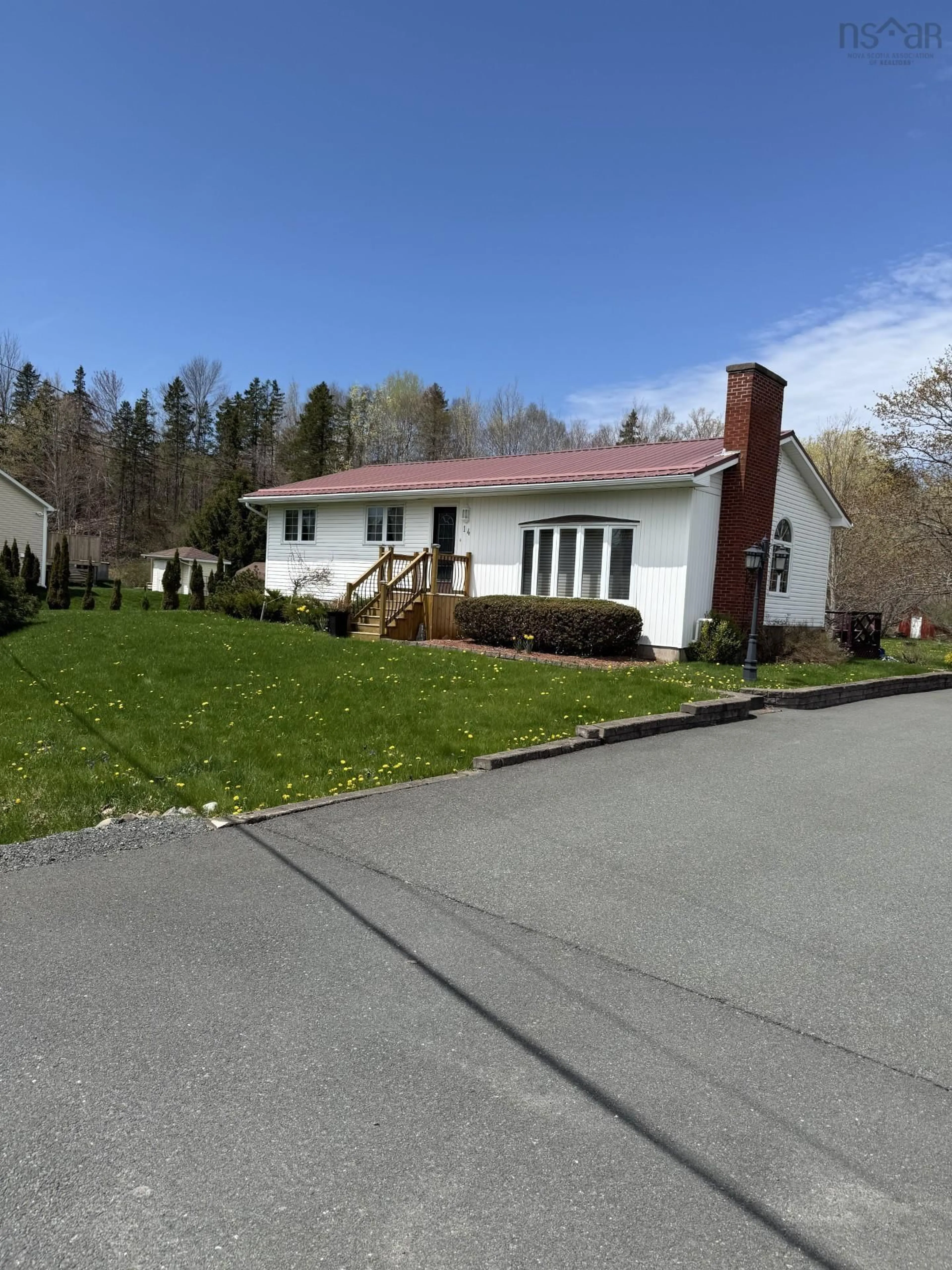 A pic from outside/outdoor area/front of a property/back of a property/a pic from drone, street for 14 Trotters Lane, Sylvan Valley, Sylvan Valley Nova Scotia B2G 1S2