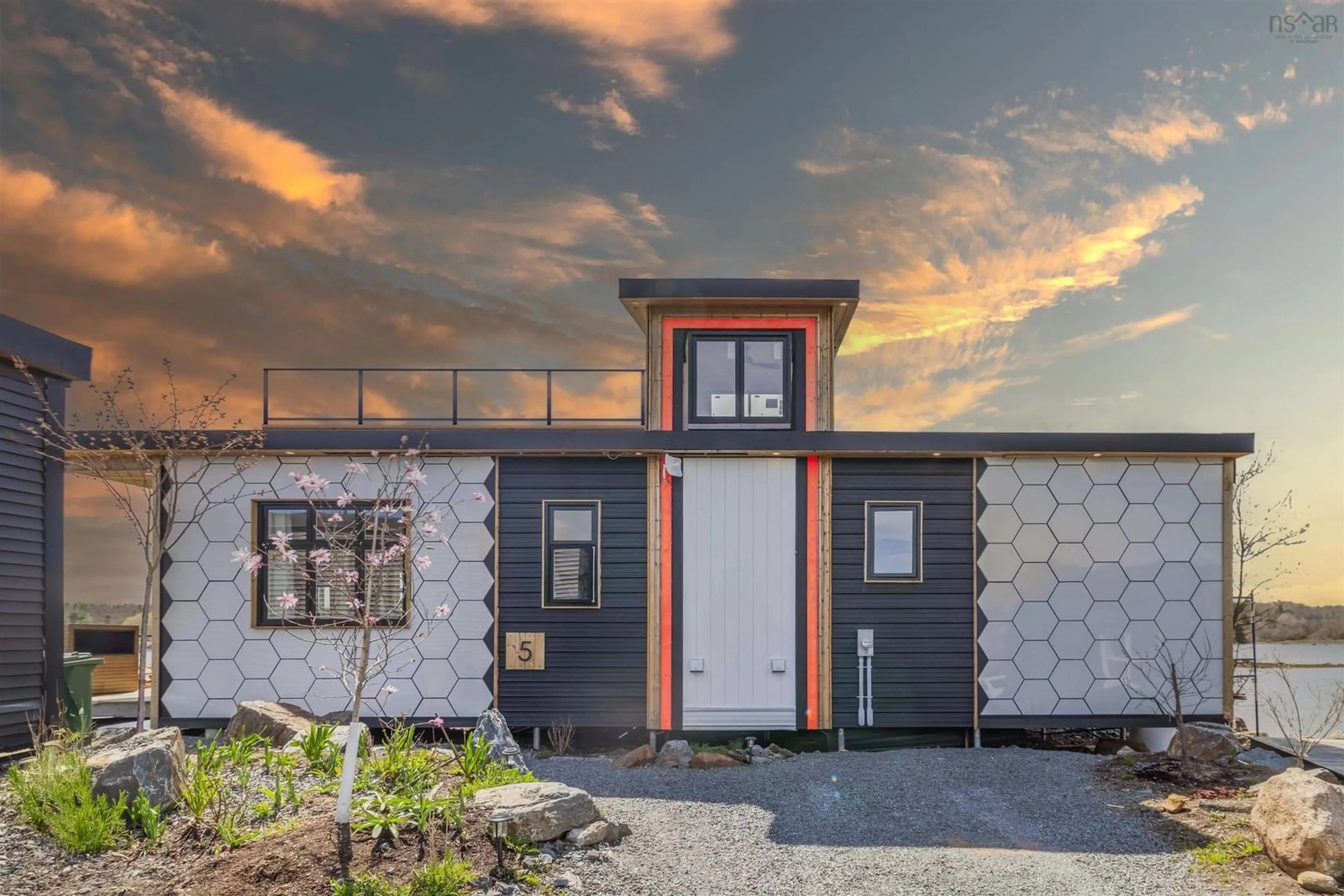 Home with vinyl exterior material, street for 693 Masons Beach Rd #5, First South Nova Scotia B0J 2C0