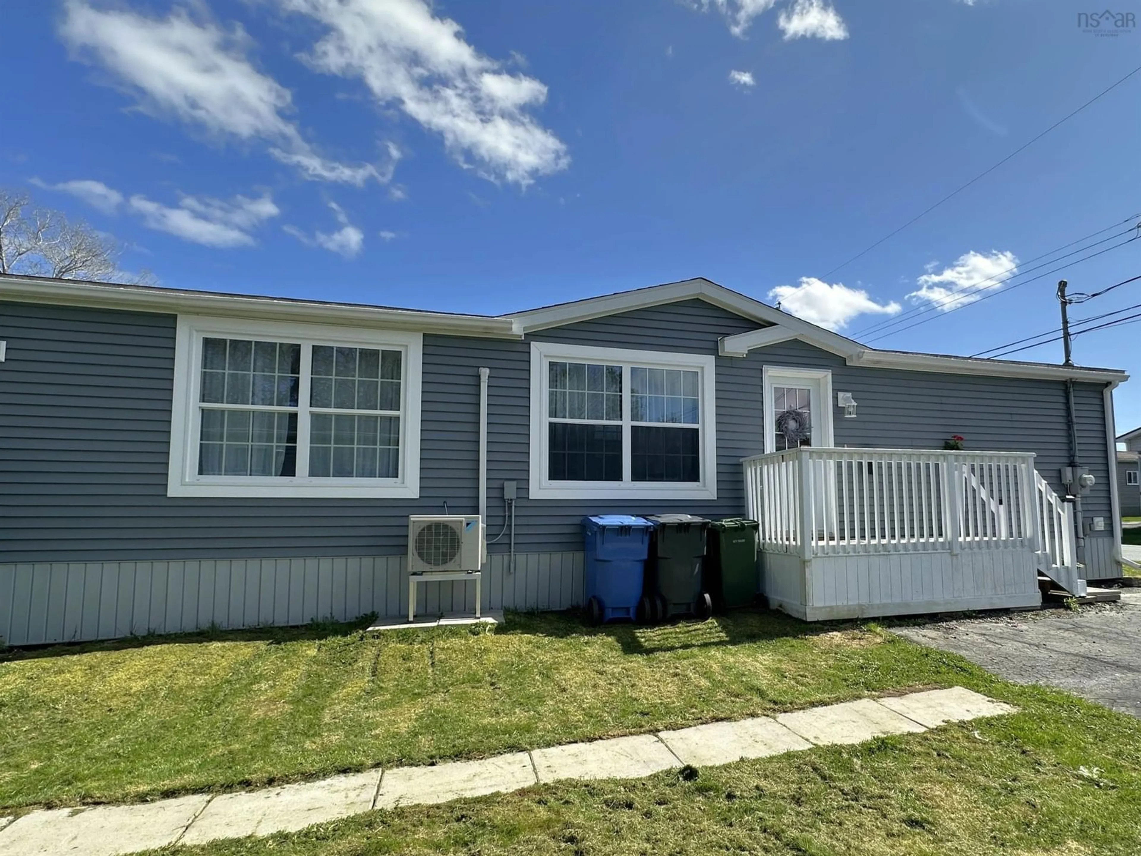 Home with vinyl exterior material, street for 24 Dogwood St, Dartmouth Nova Scotia B2W 3S2