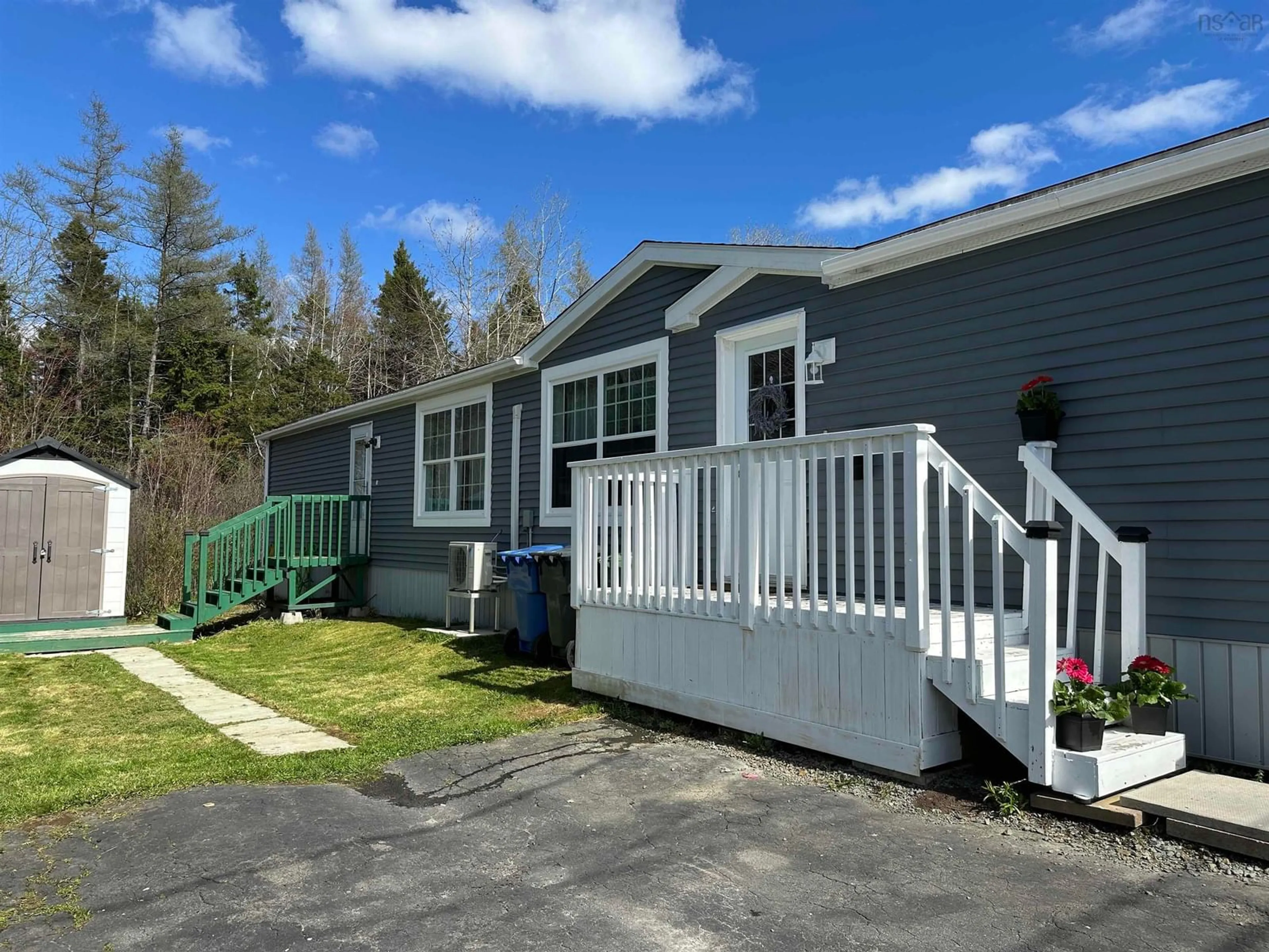 Home with vinyl exterior material, street for 24 Dogwood St, Dartmouth Nova Scotia B2W 3S2