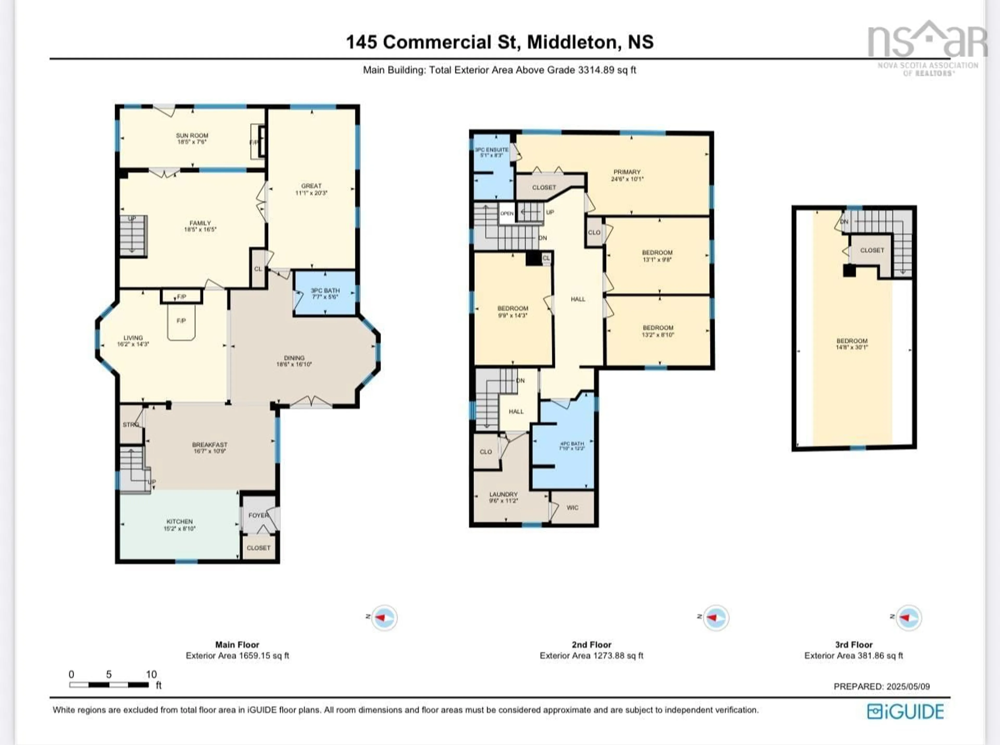Floor plan for 145 Commercial St, Middleton Nova Scotia B0P 1S0