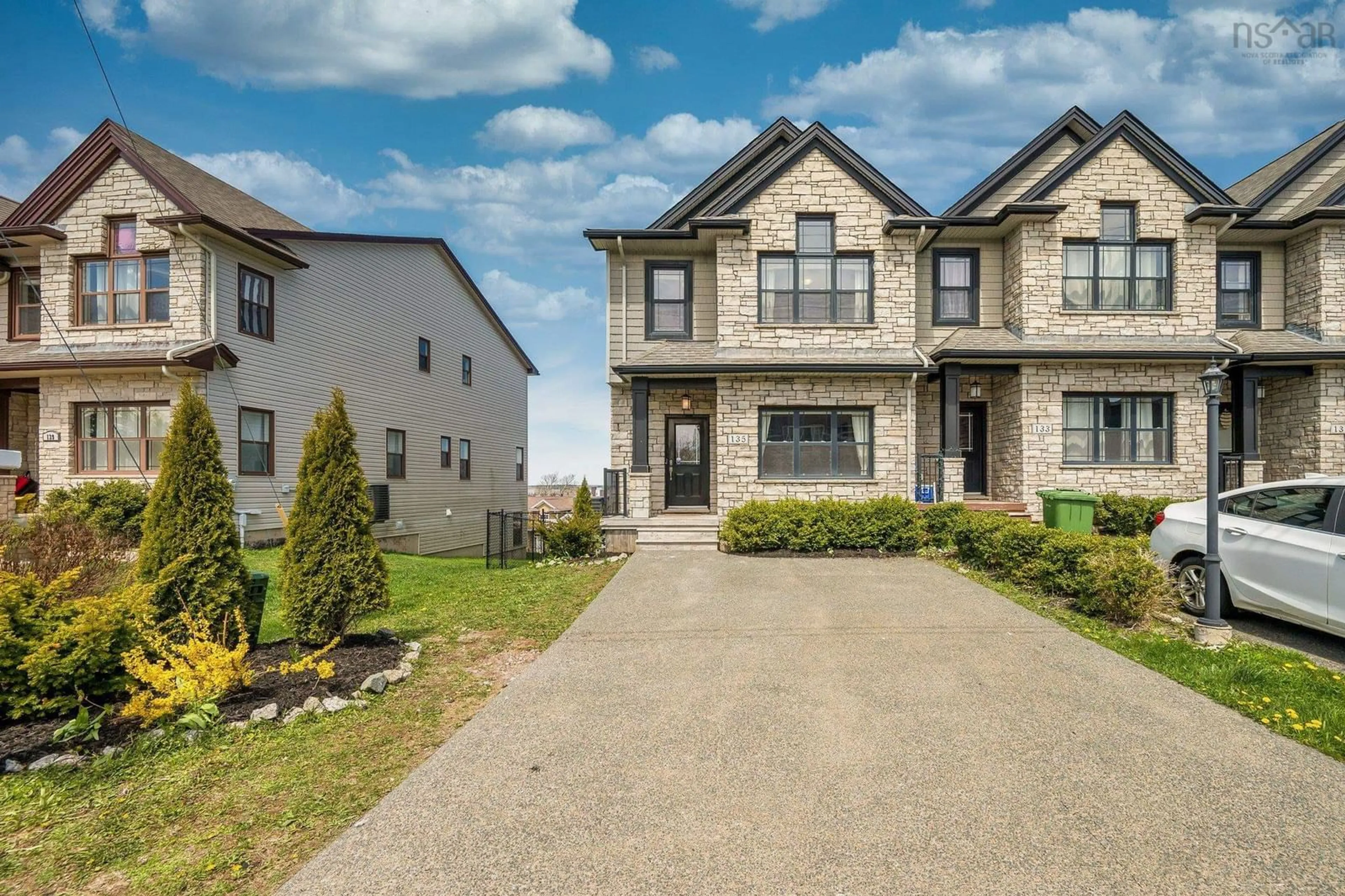 Home with brick exterior material, street for 135 Maple Grove Ave, Timberlea Nova Scotia B3T 0C9