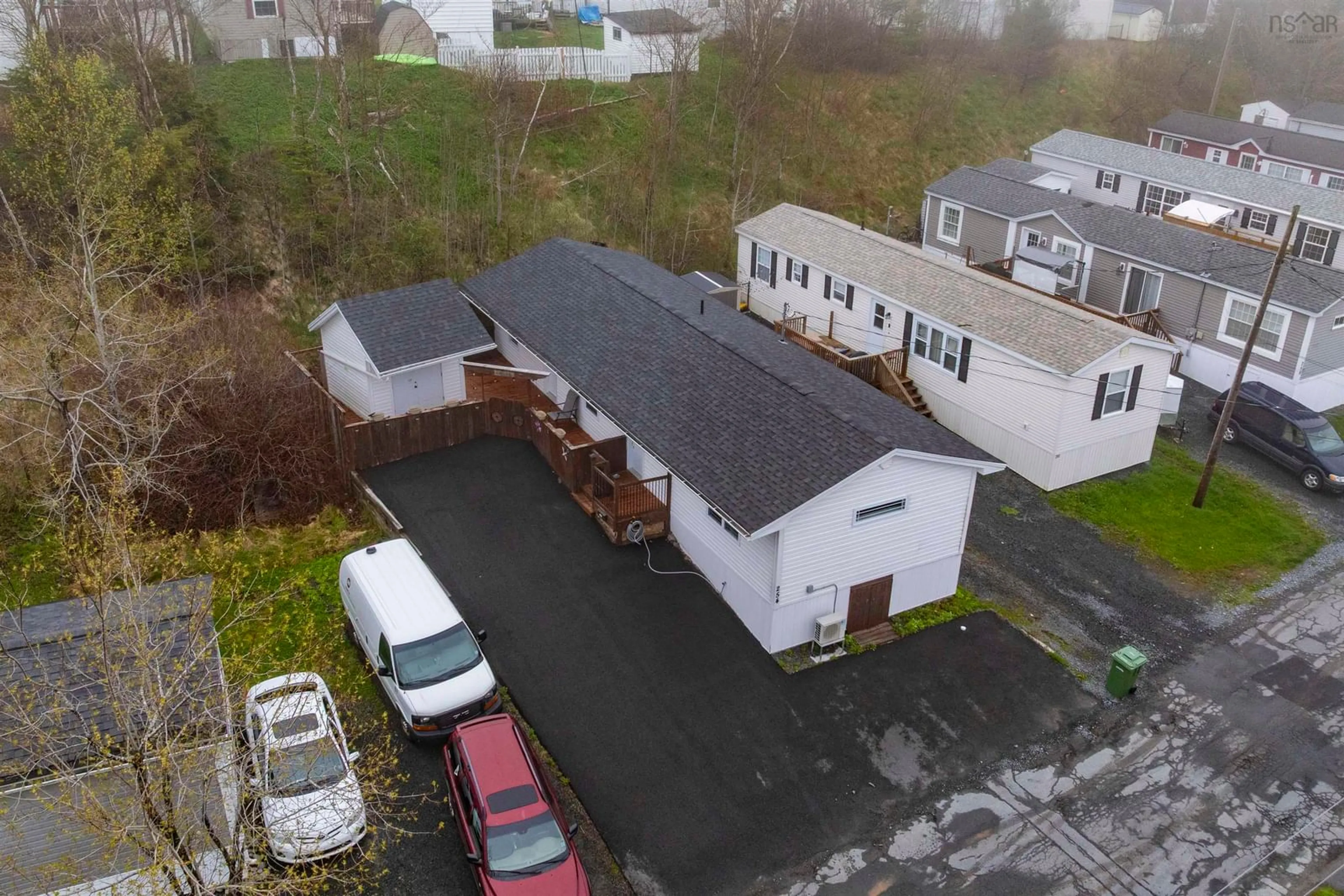 A pic from outside/outdoor area/front of a property/back of a property/a pic from drone, street for 254 Parklane Dr, Lower Sackville Nova Scotia B4C 2X3